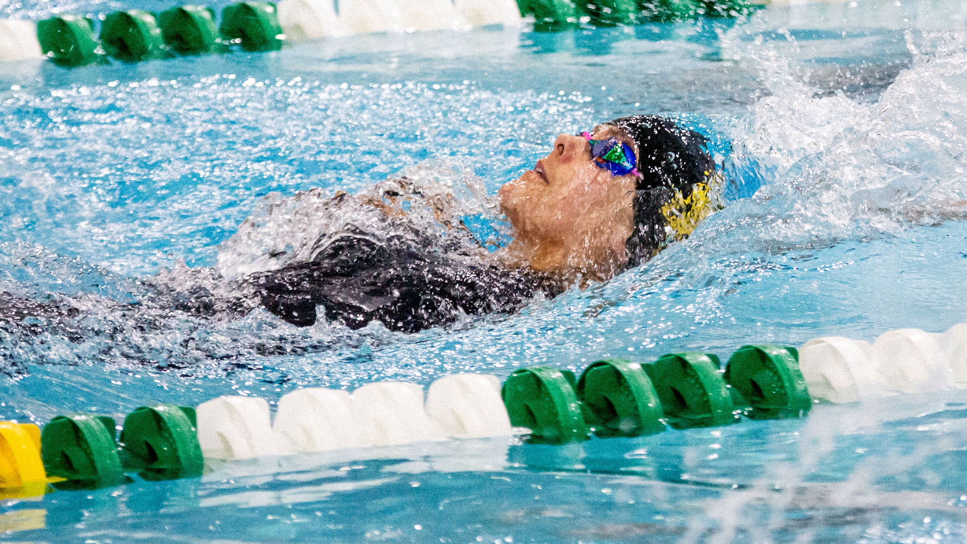 Kolby Reese backstroke at Loyola