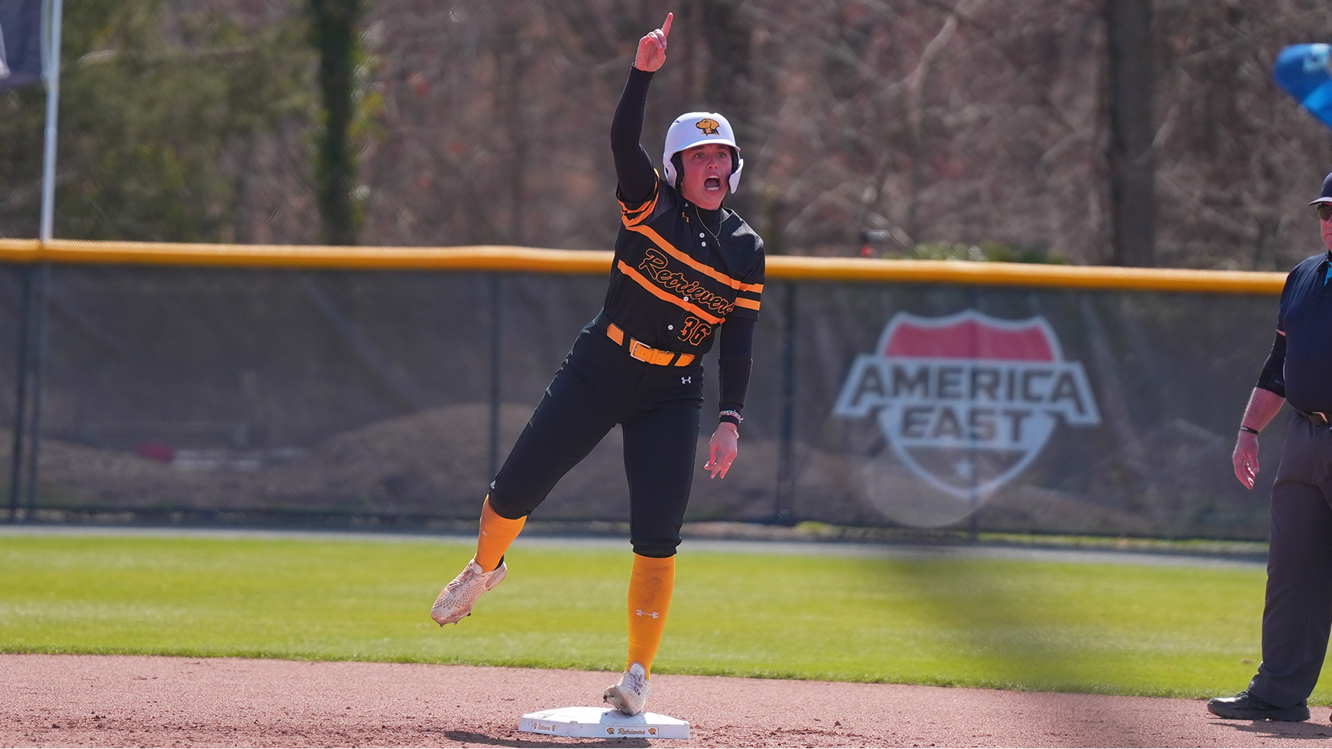 Jerzie Nutile celebrates a double