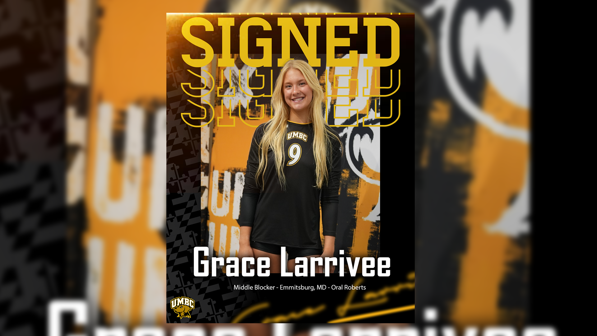 Grace Larrivee has joined the UMBC Volleyball program