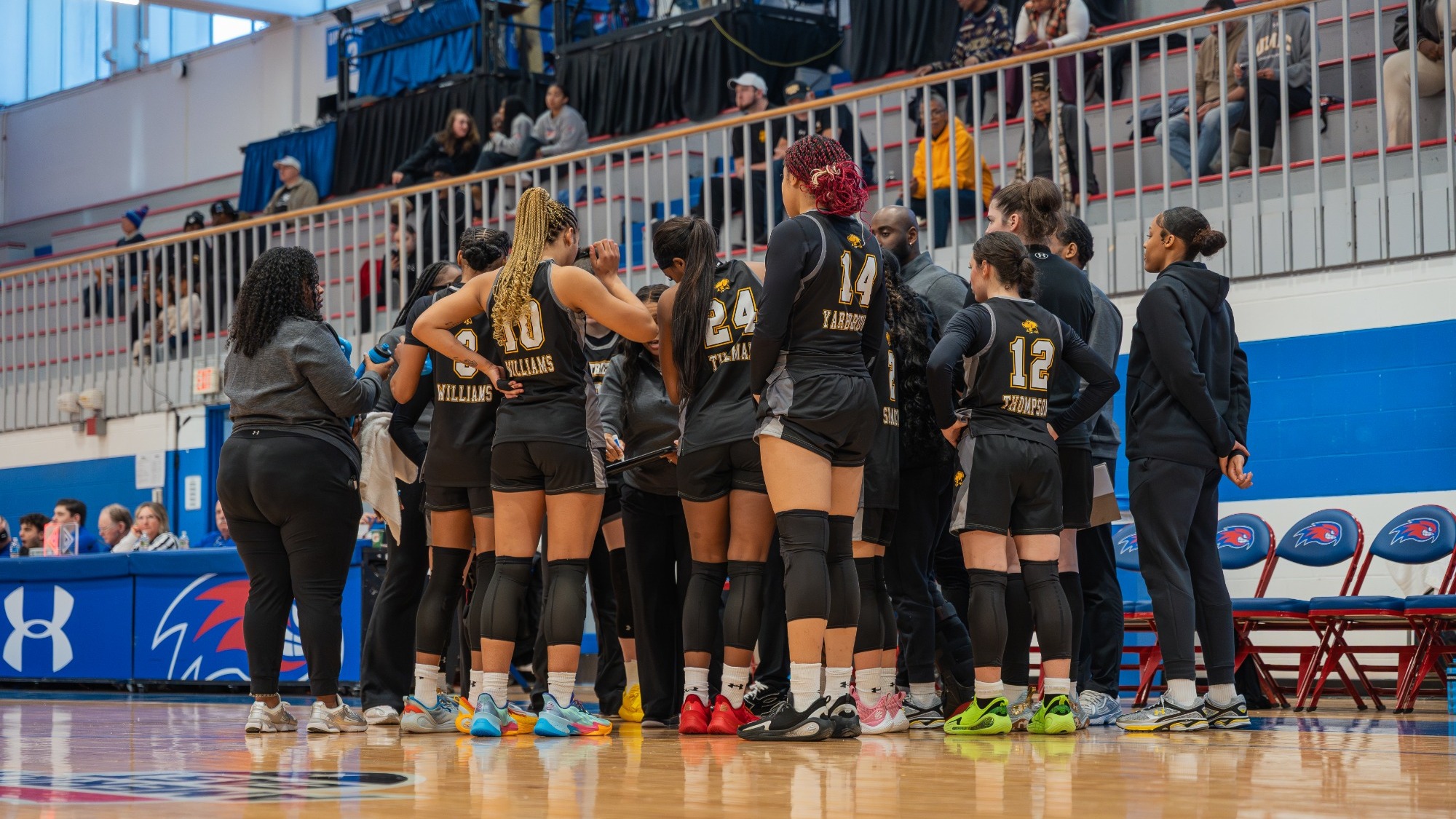 WBB Huddle at UMass Lowell
