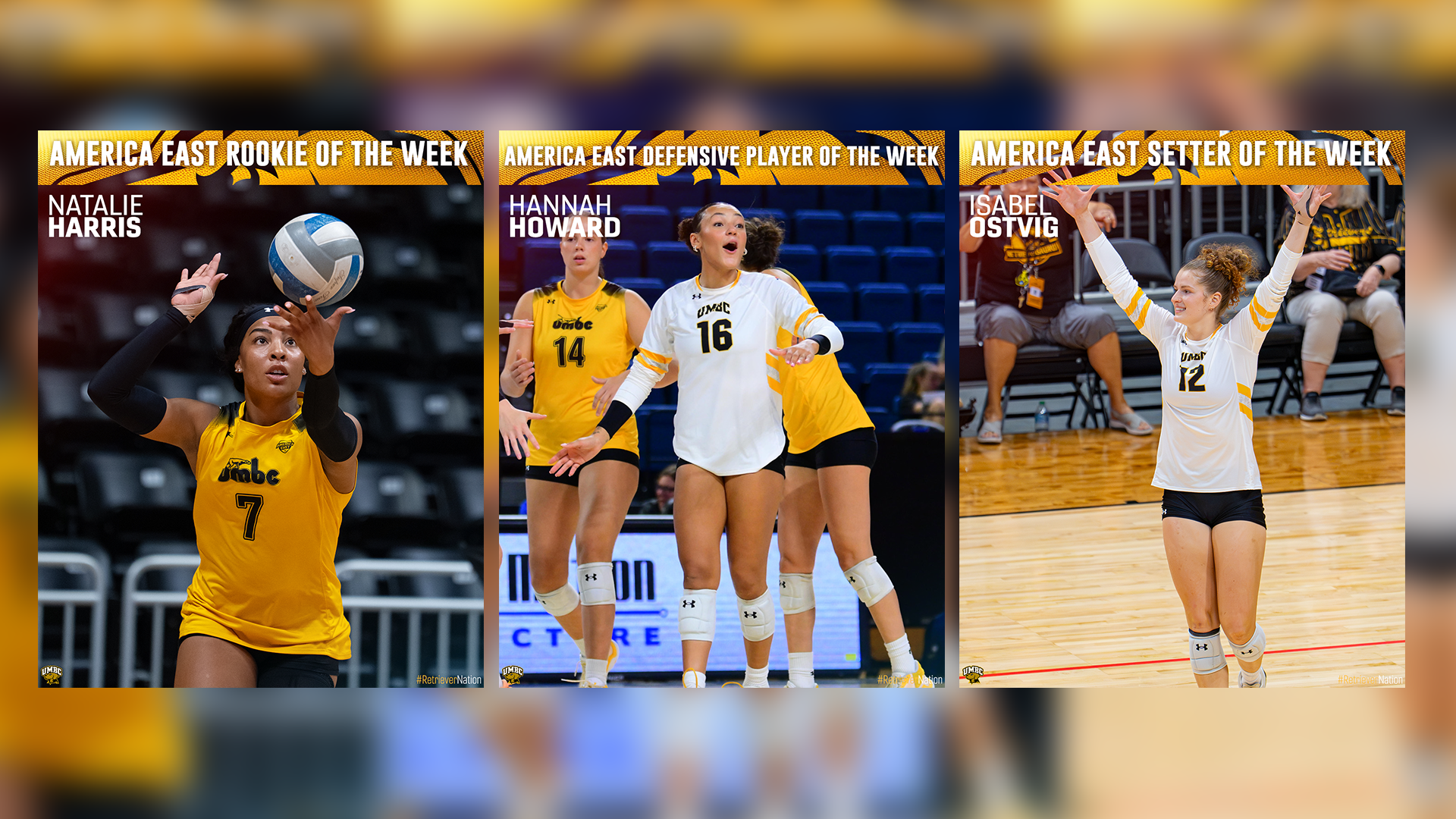 Natalie Harris, Hannah Howard and Isabel Ostvig took home AE Weekly Awards