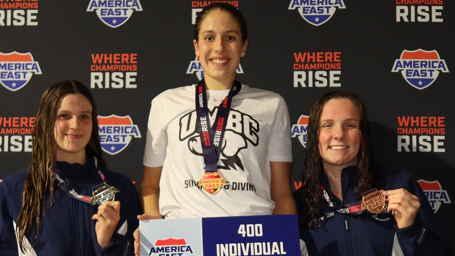 Alice Marini poses with her gold medal