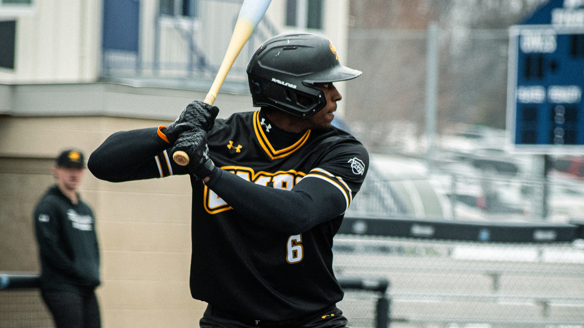 Ehi Okojie bats for UMBC