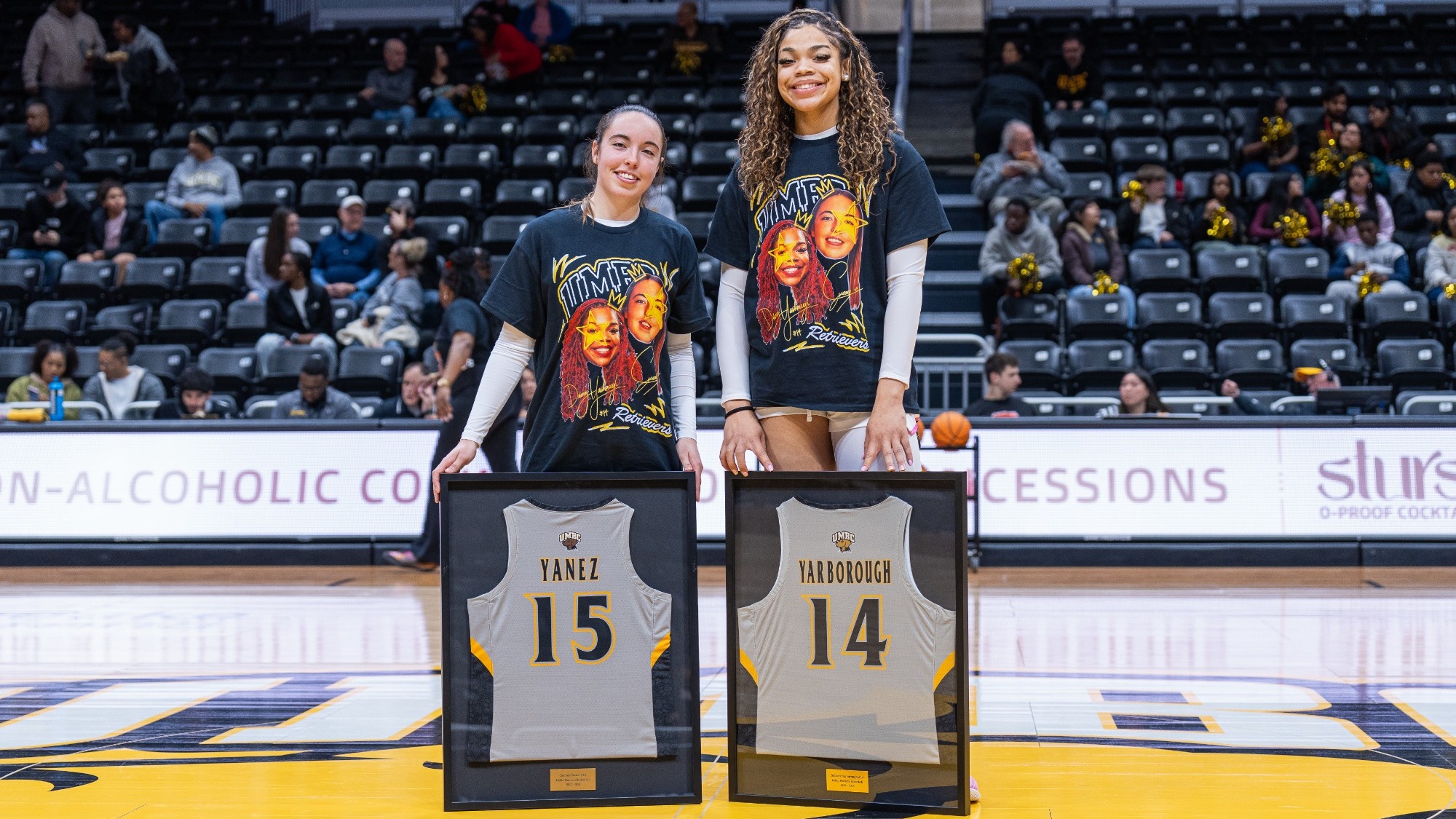 Yanez + Yarborough Honored on Senior Day