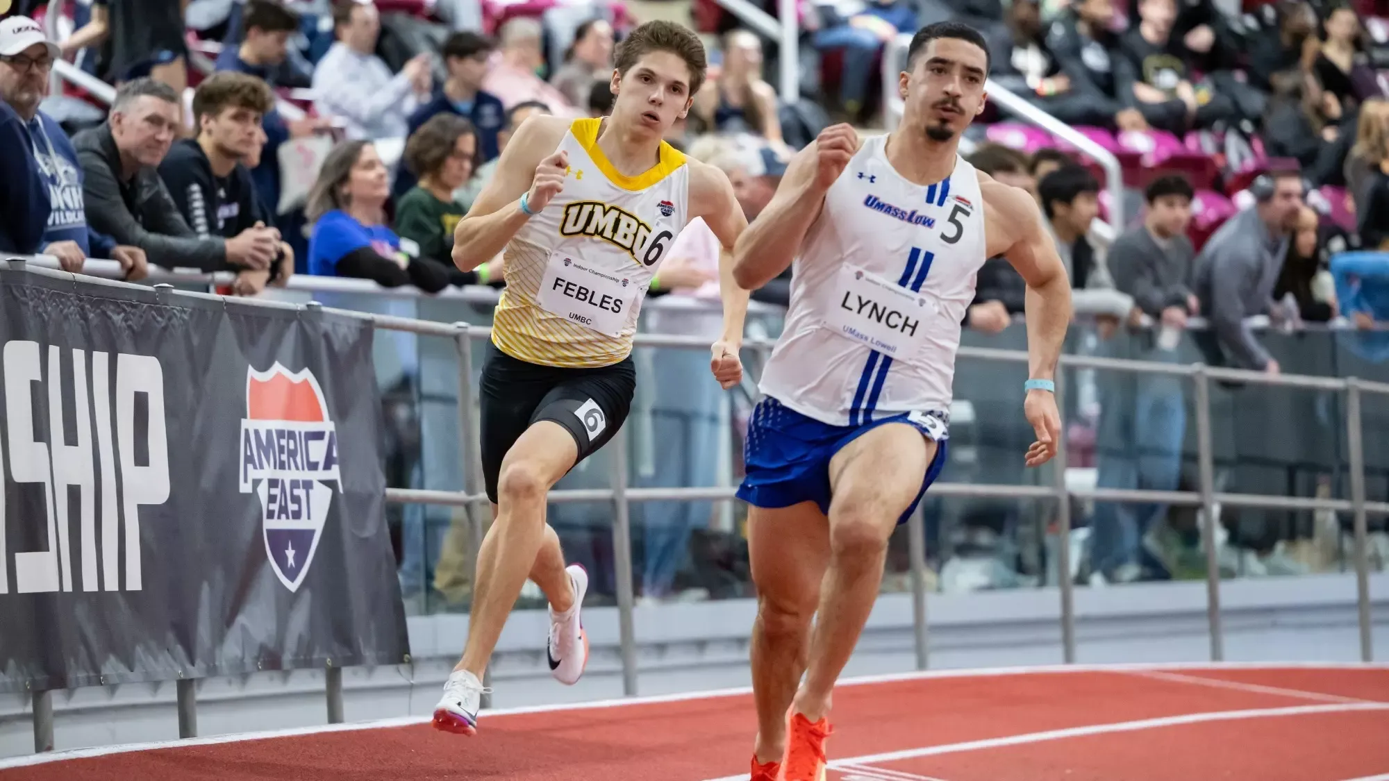 Febles Sprints at Indoor Champs