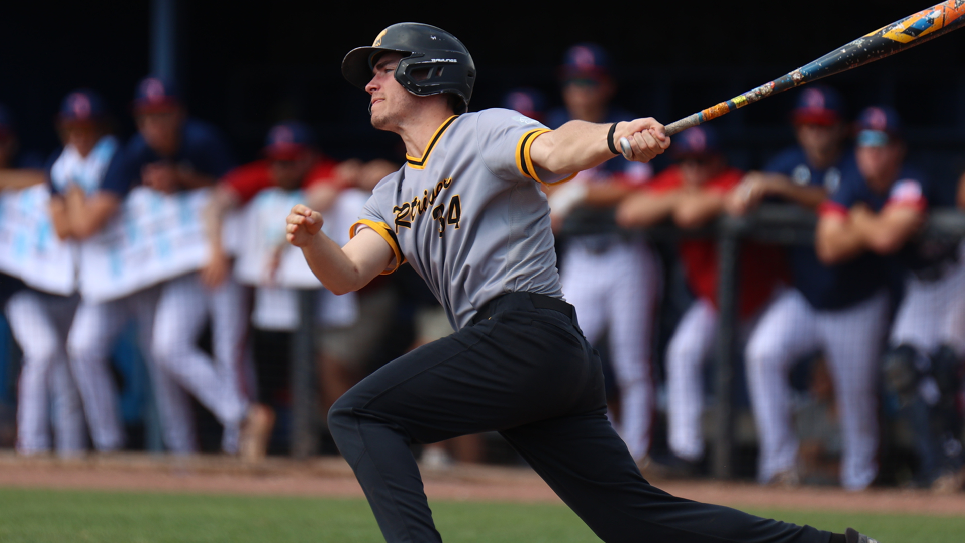 Danny Orr gets a hit at FAU