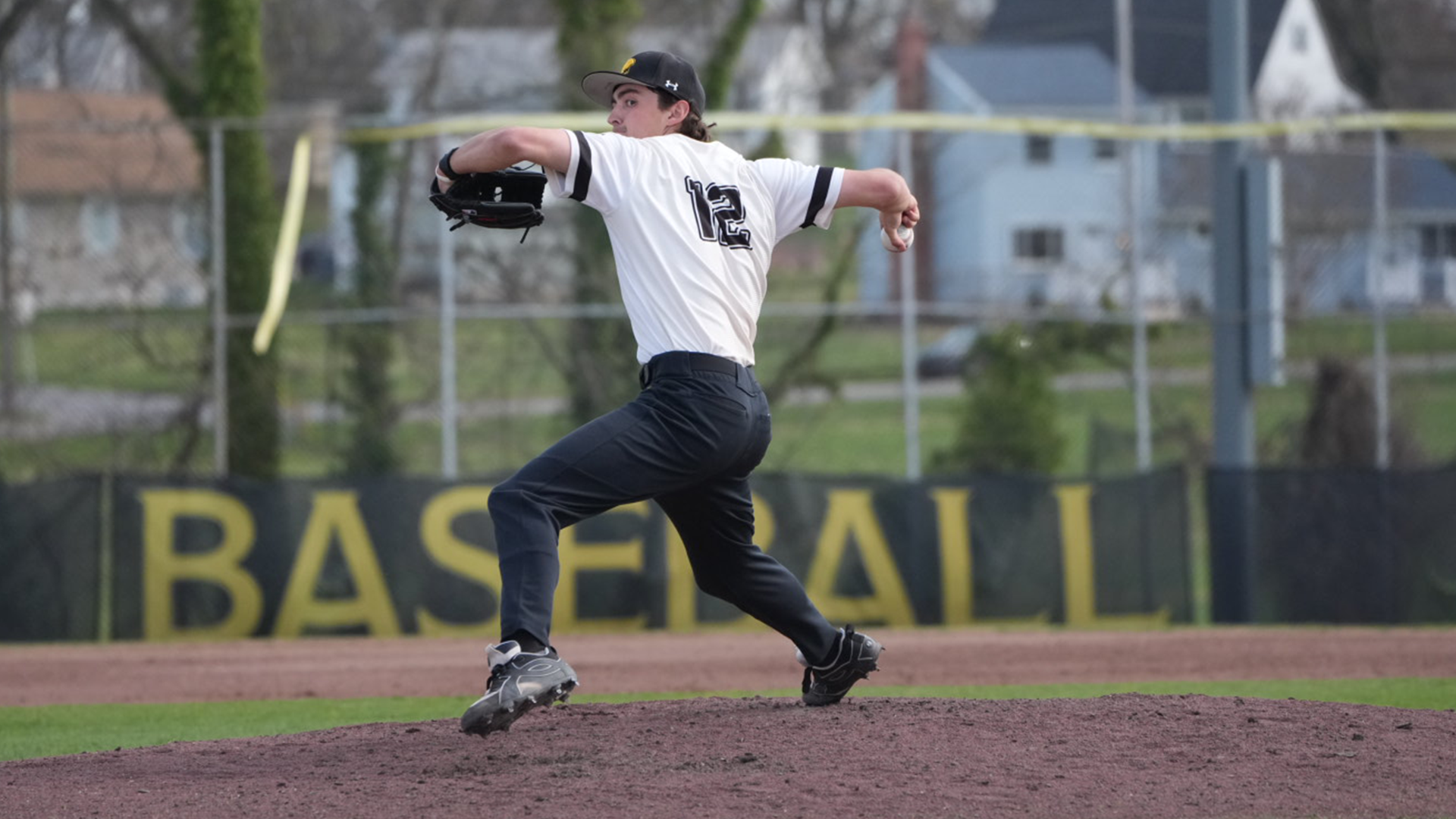 Bennett Speicher pitches against GW