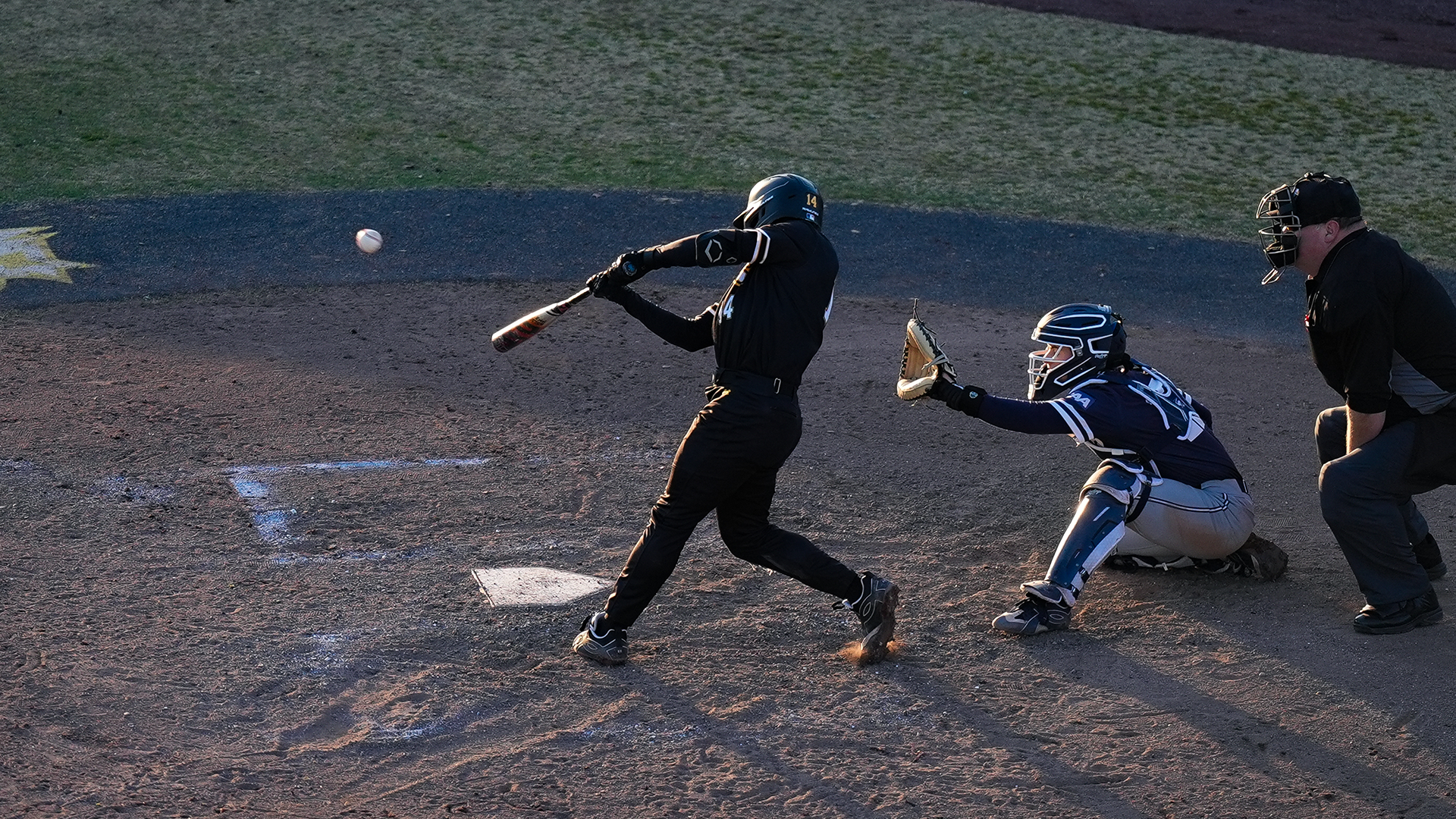 Anthony Mascuilli gets a hit against Monmouth