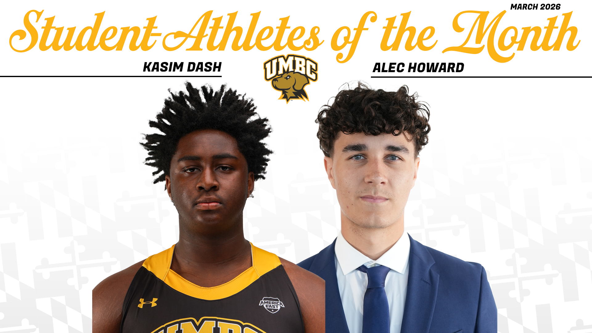 Kasim Dash and Alec Howard are the ACSA March Student-Athletes of the Month