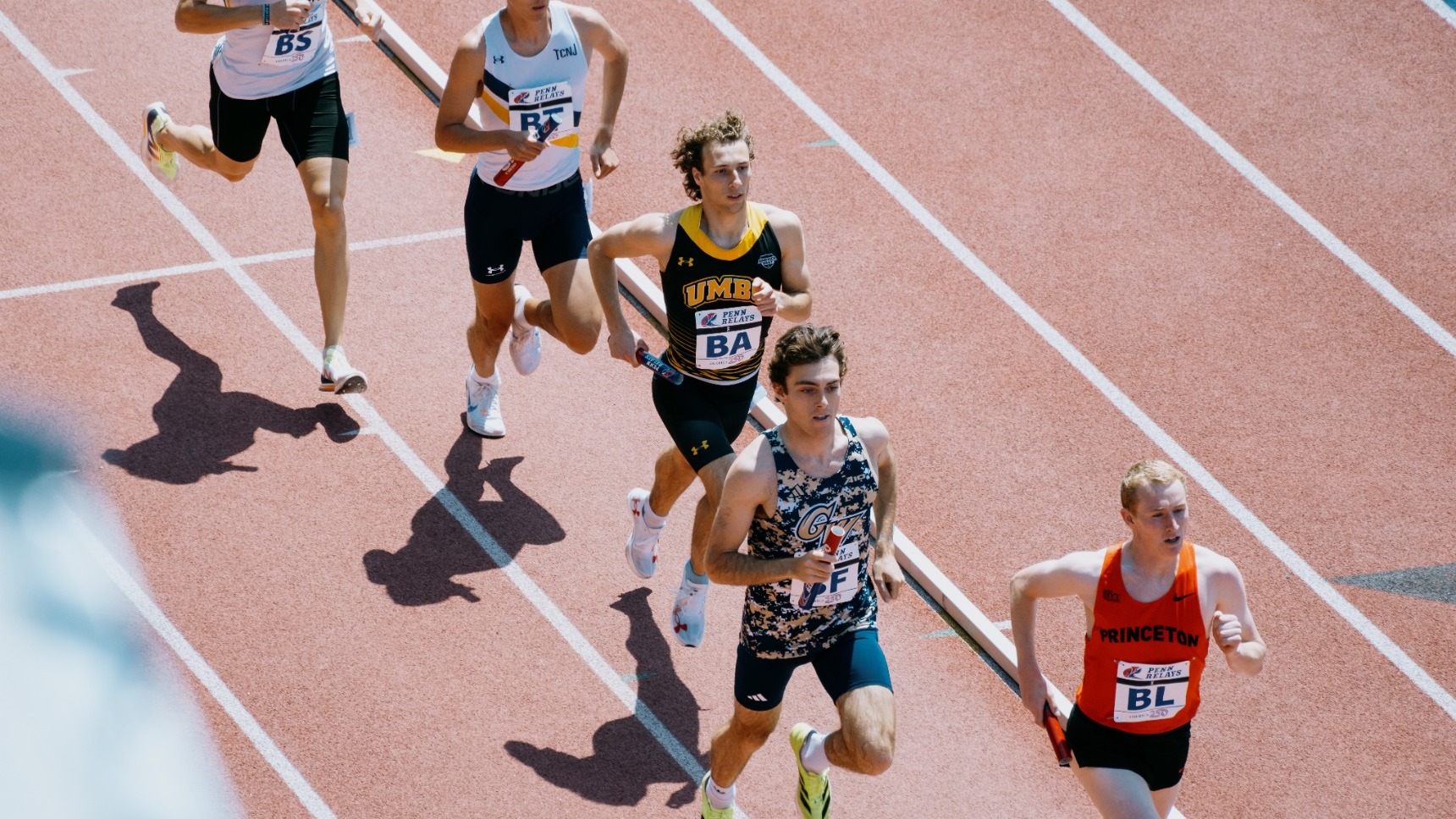 Grayson Ruffner Runs DMR at Penn Relays
