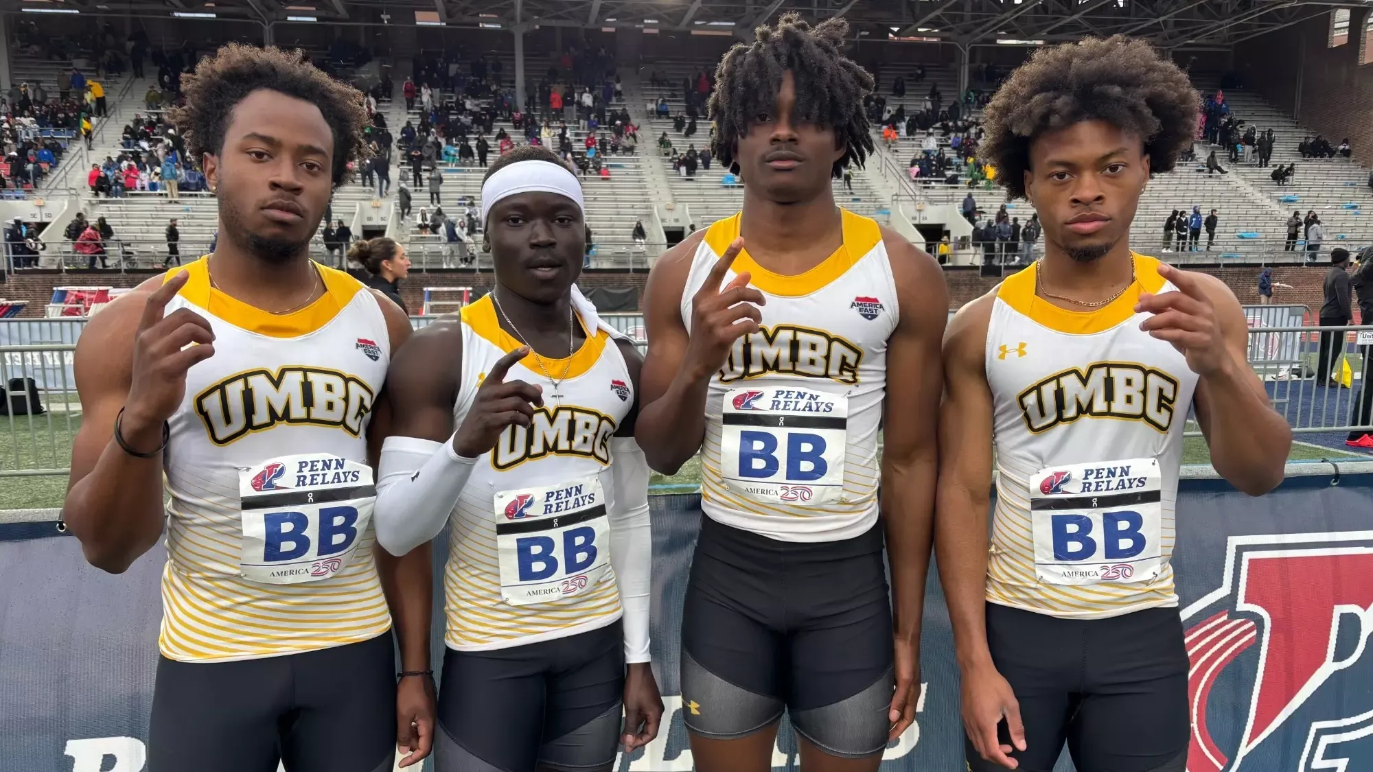 4x100 Relay Winners at Penn Relays
