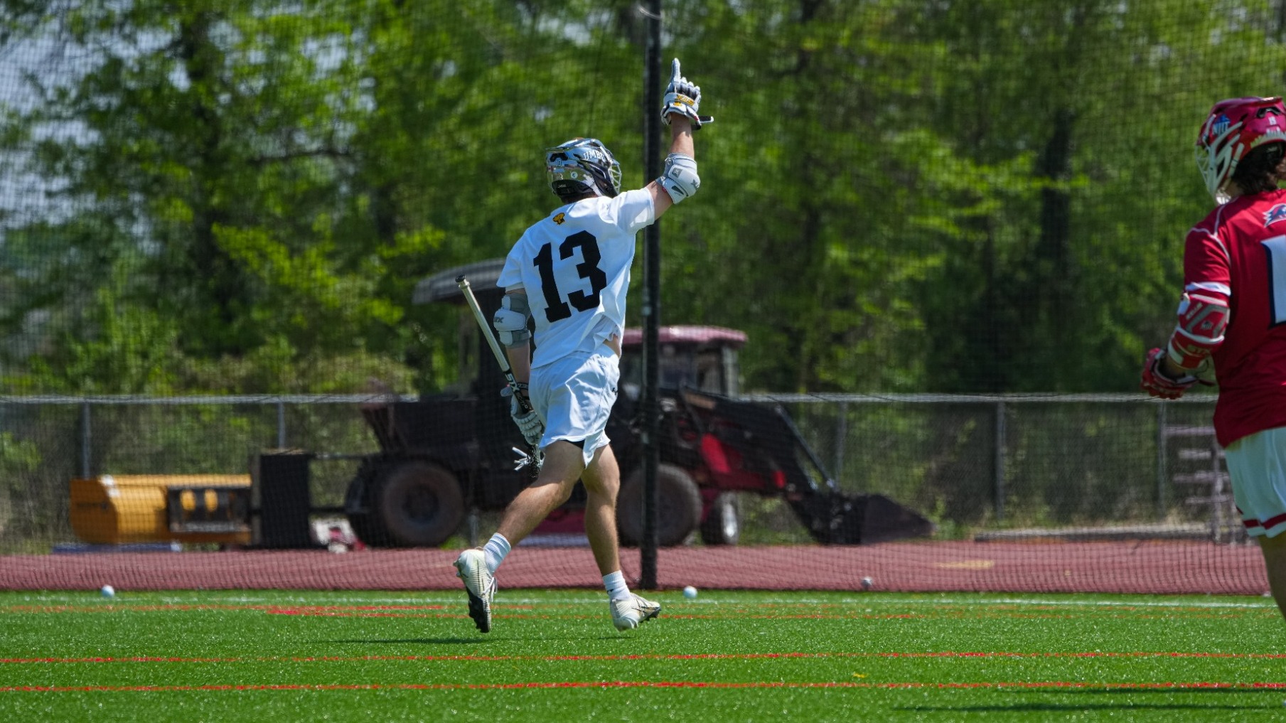 Connor Chick celebrates vs. NJIT