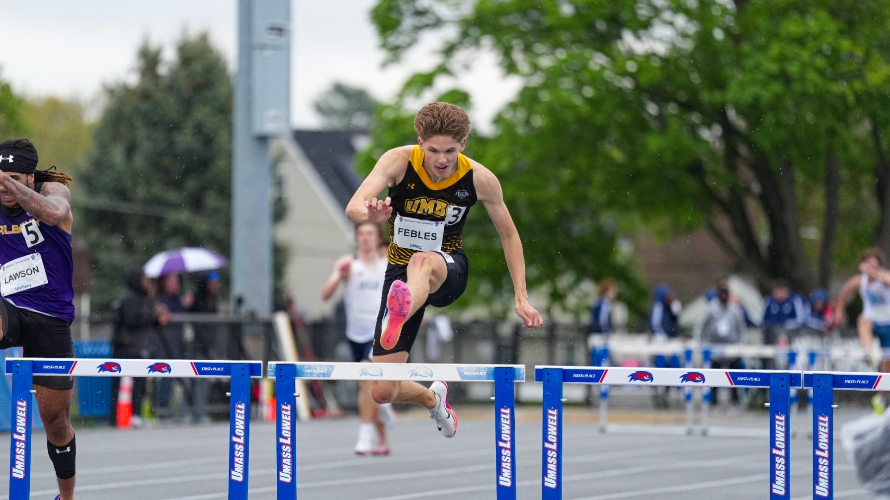 Febles Competes at AE Champs