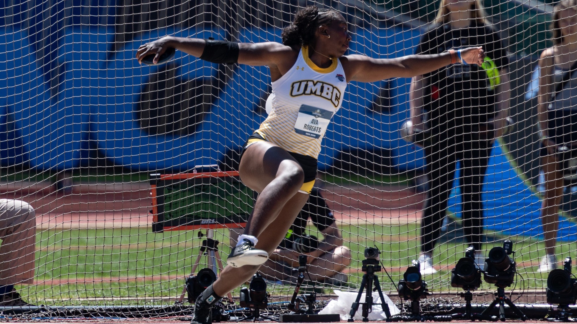 Ava Roberts Throws at the NCAA Outdoor Championships