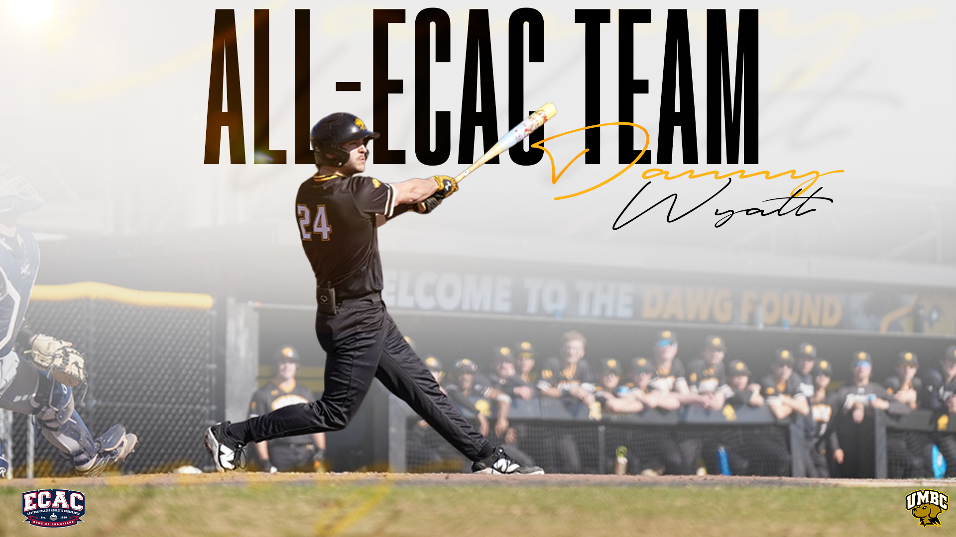 Danny Wyatt has been named to the All-ECAC Team