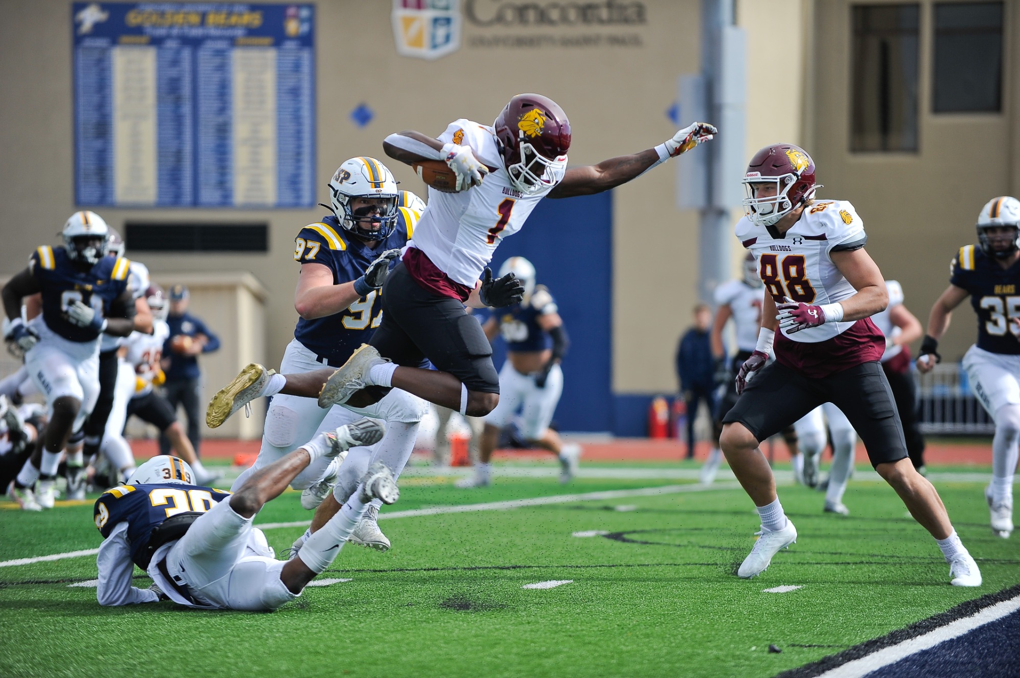 Byron Bynum Football UMD Athletics