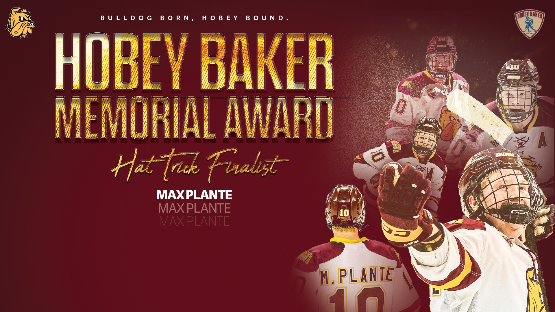 Plante Hobey Hat Trick