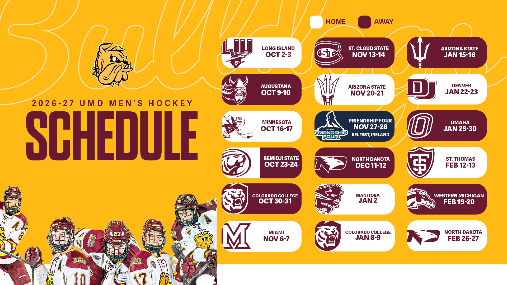 26-27 MHKY Schedule