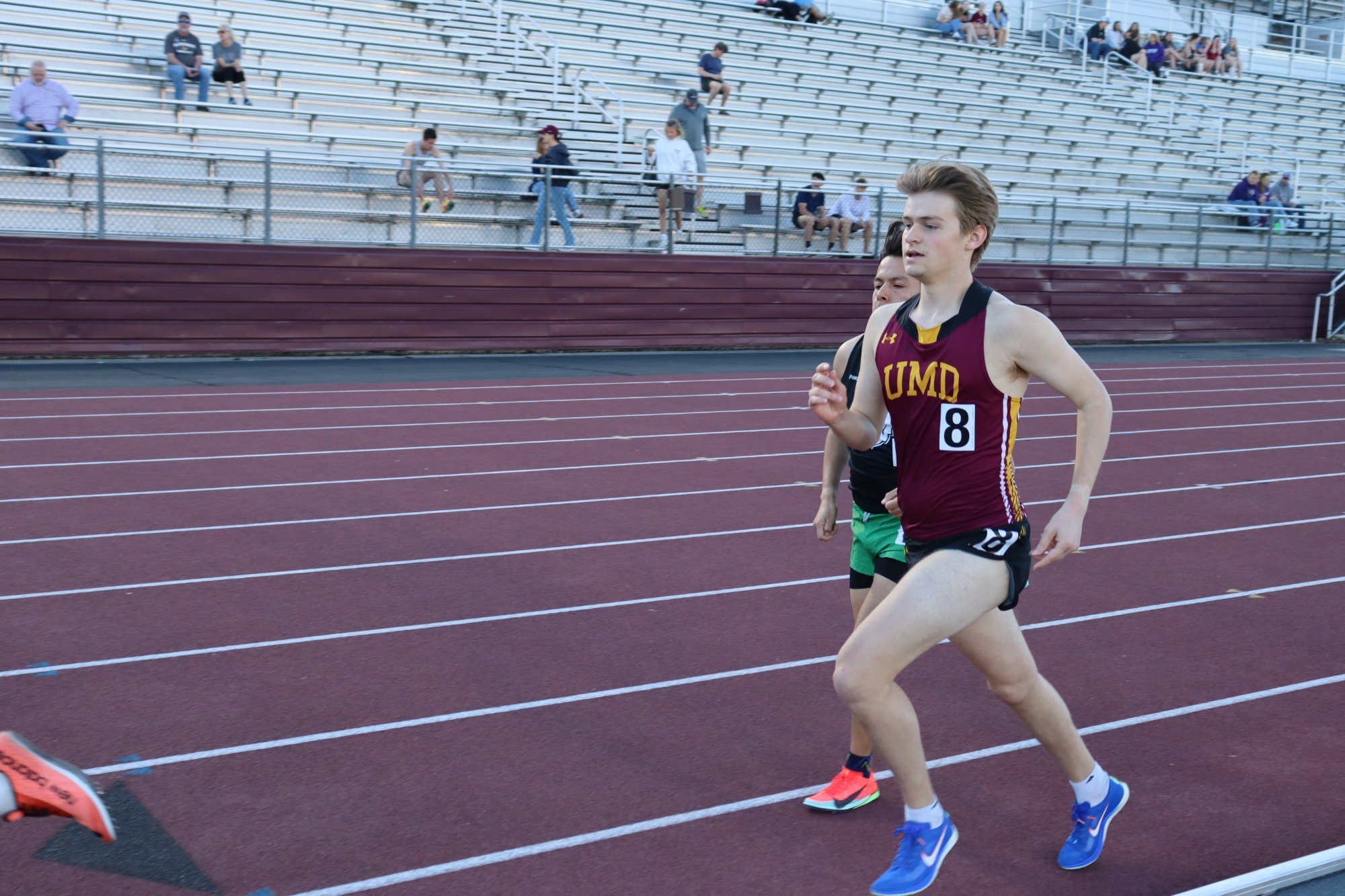 Zach Anderson runs