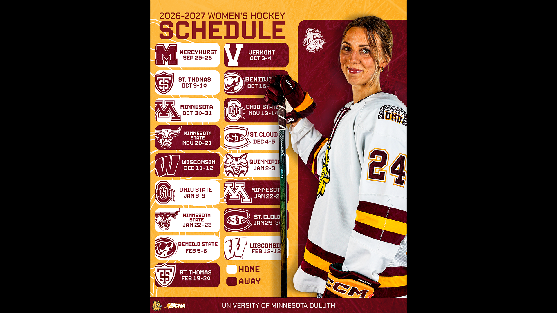 2026-27 WHK Schedule