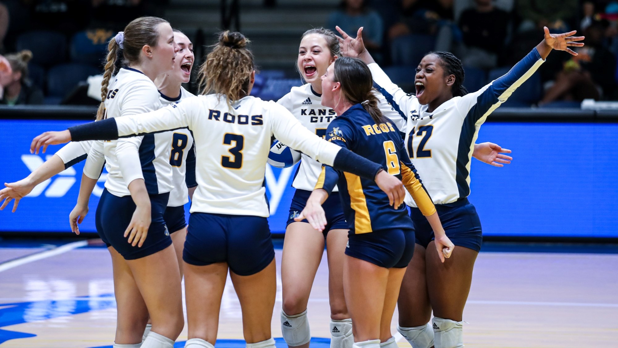 Volleyball Earns Every Point in Win over Jackrabbits University of