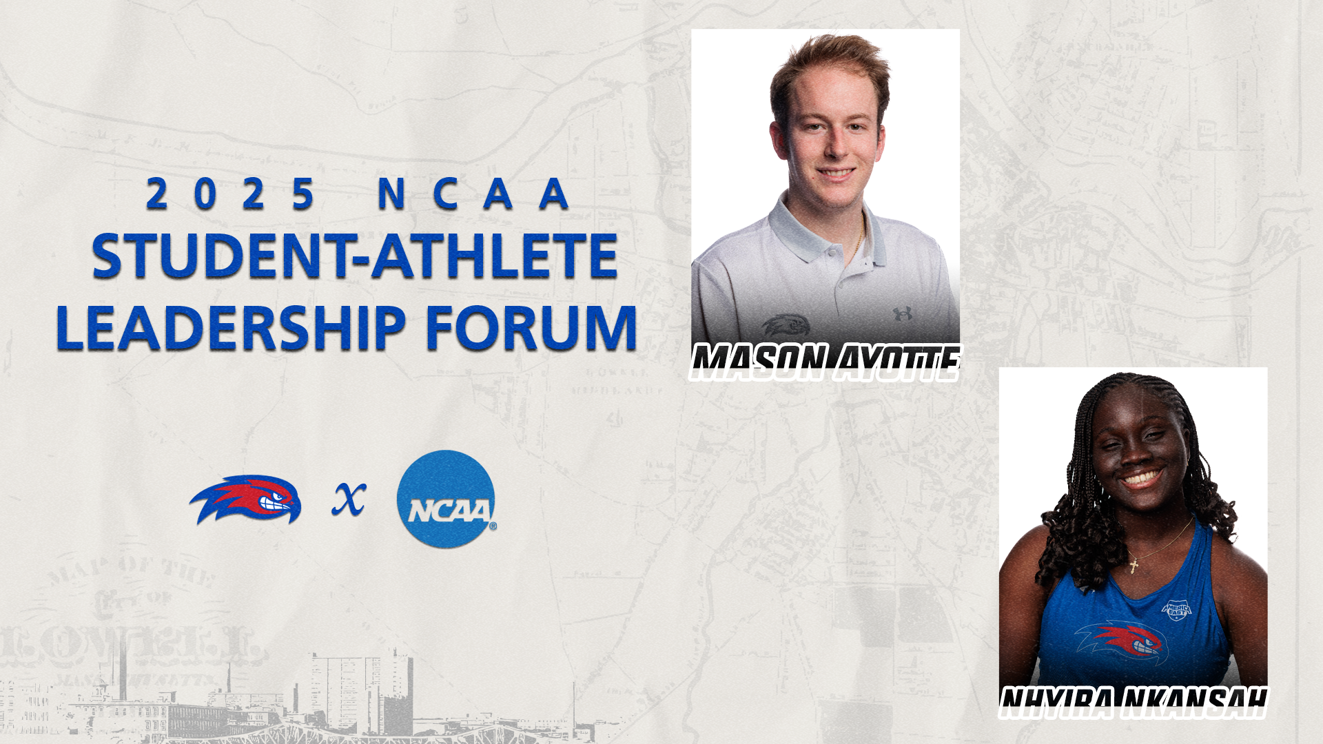 NCAA Student Athlete Leadership Forum - 2025 - Ayotte and Nkansah
