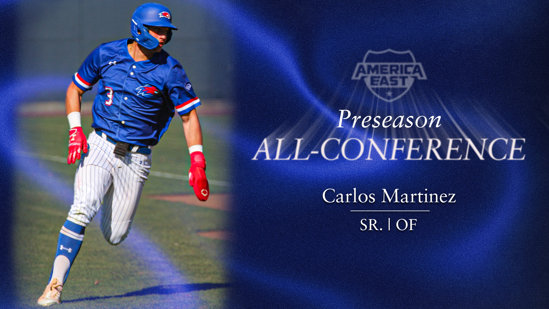 UML Baseball - AE Preseason All-conference graphic - Martinez