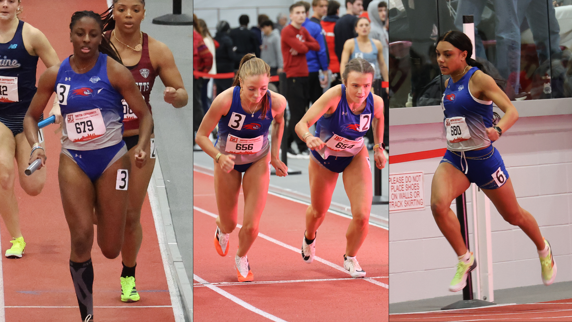 UML Women's TF - 1/24 - BU Bruce Lehane Scarlet & White Invite Recap Photo