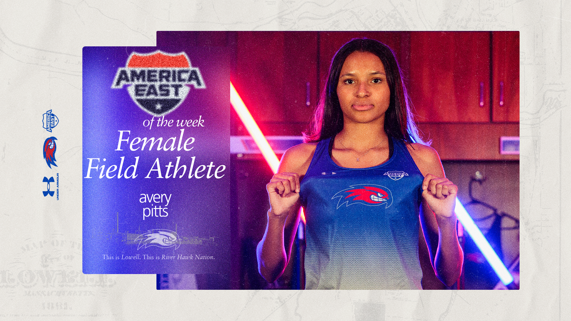 Avery Pitts Field Athlete of the Week Graphic