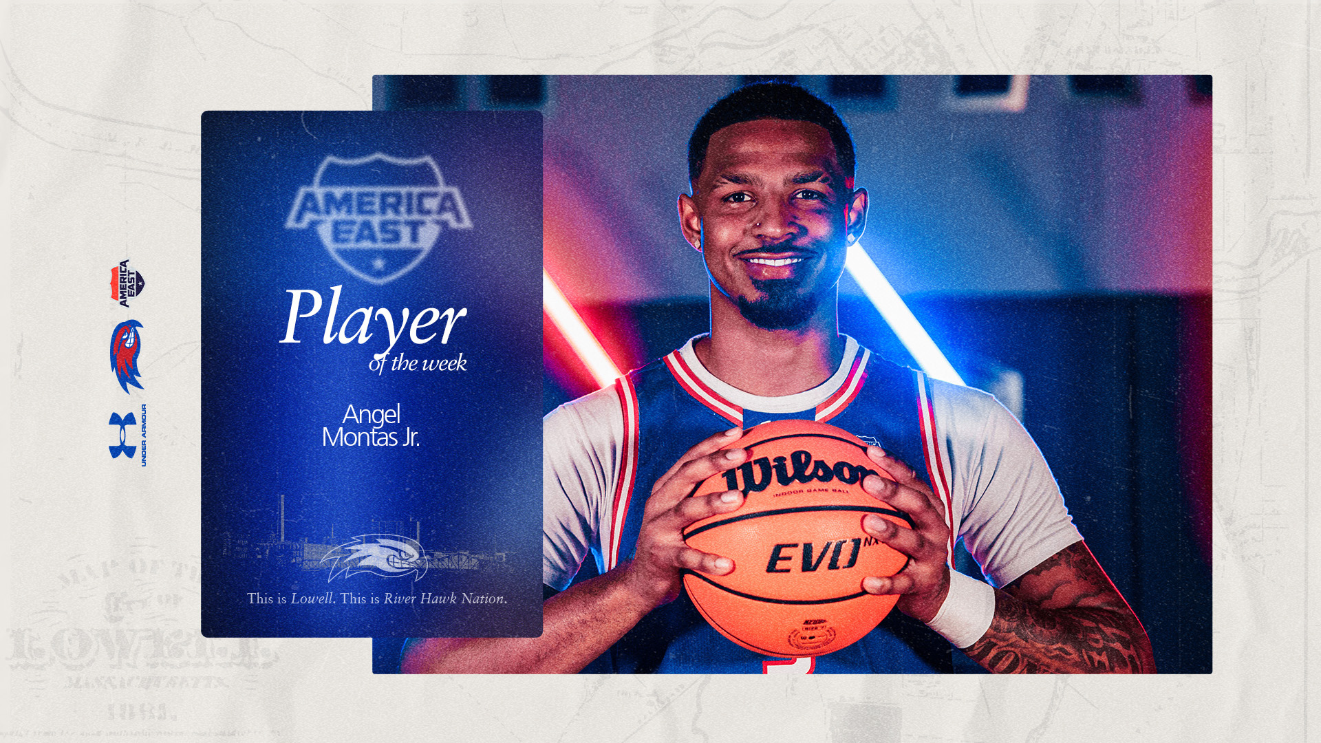 Angel Montas Jr. named River Hawk of the Week