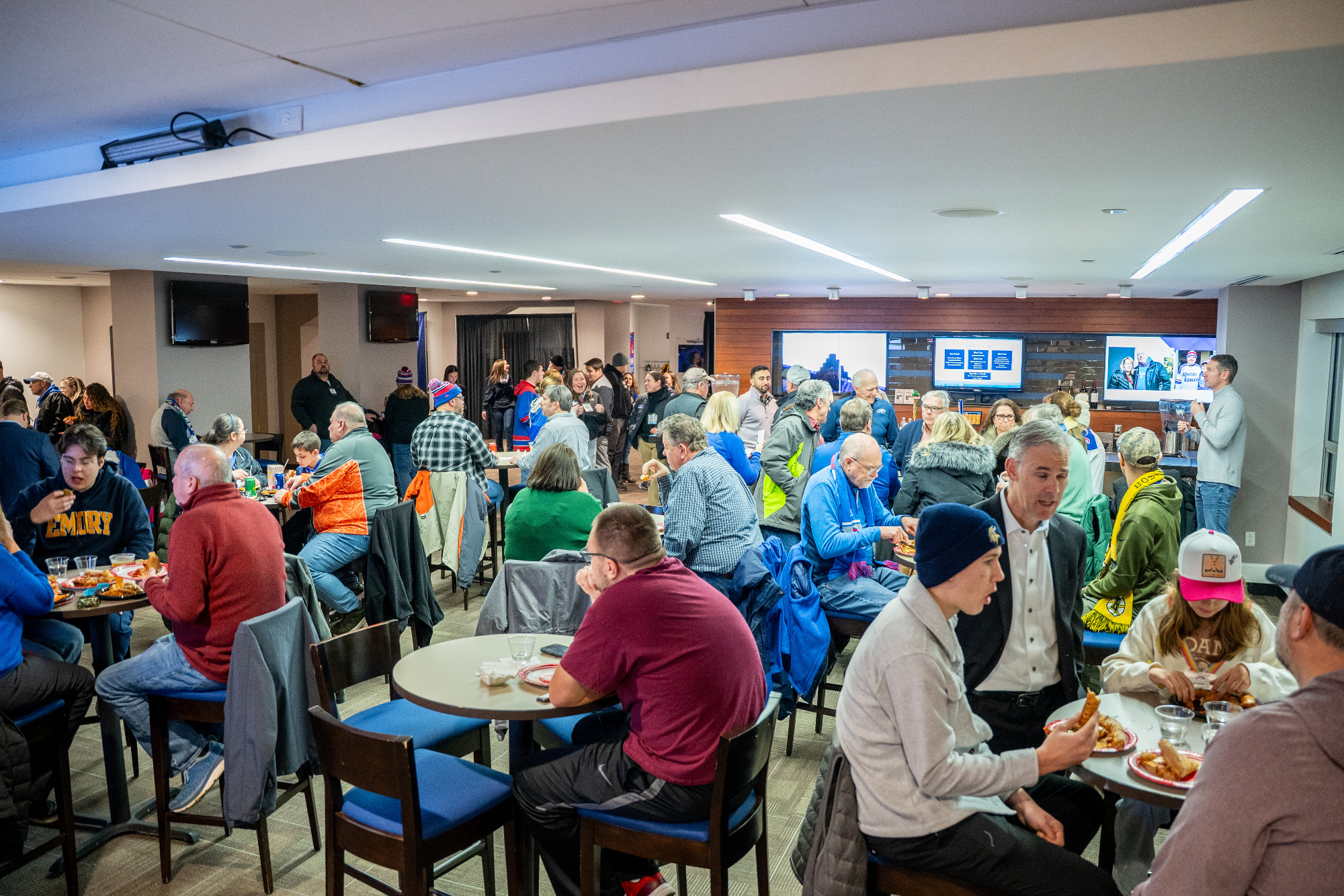 Attendees at United In Blue Appreciation Night