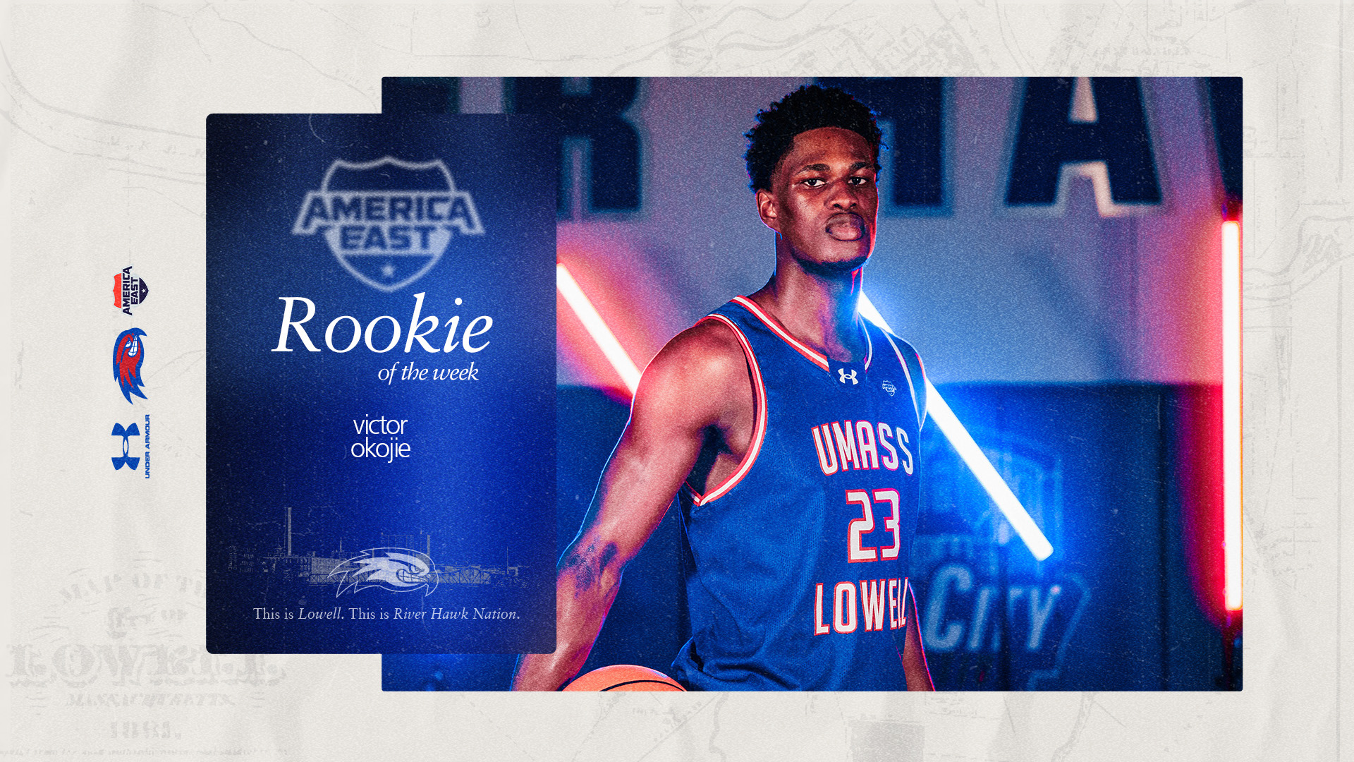Victor Okojie named America East Rookie of the Week