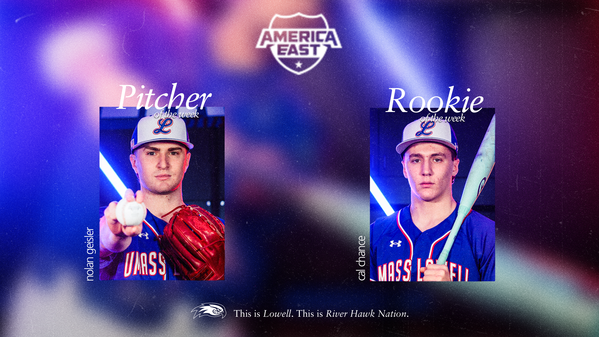 UML Baseball - AE Weekly Awards Graphic - 3/17