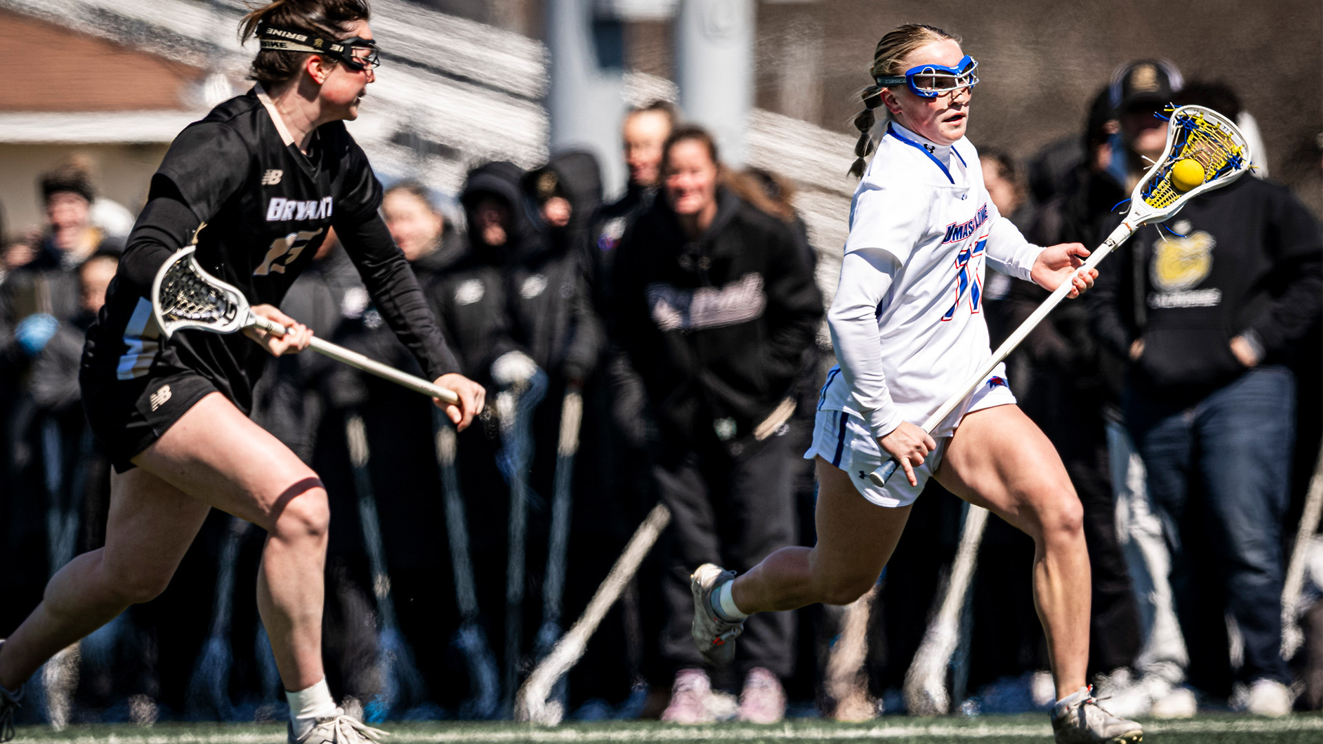 WLAX | UML vs. Bryant Recap Header