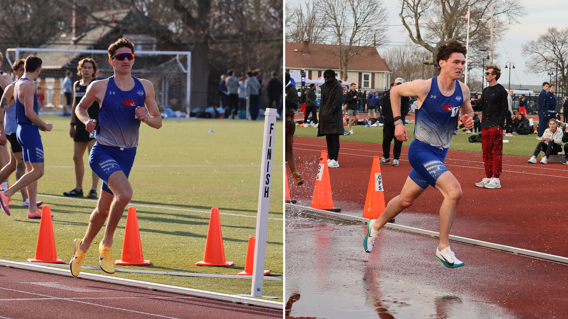PC and Tufts Recap Photo of Nate DeAngelo and David McKinnon running