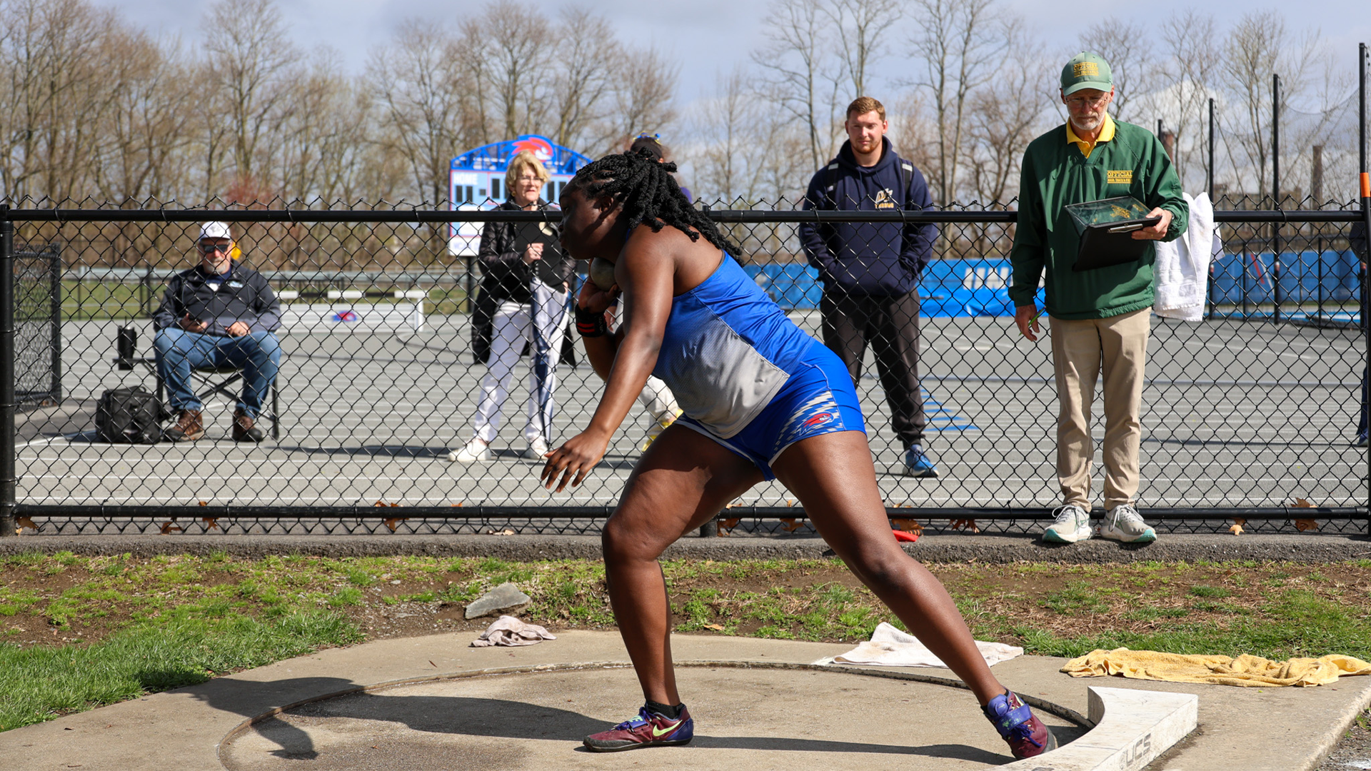 Nhyira Nkansah Throwing Shot Put at George Davis Invitational 2026