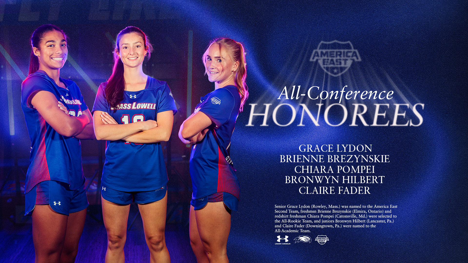 Women's Lacrosse 2026 America East All-Conference Graphic