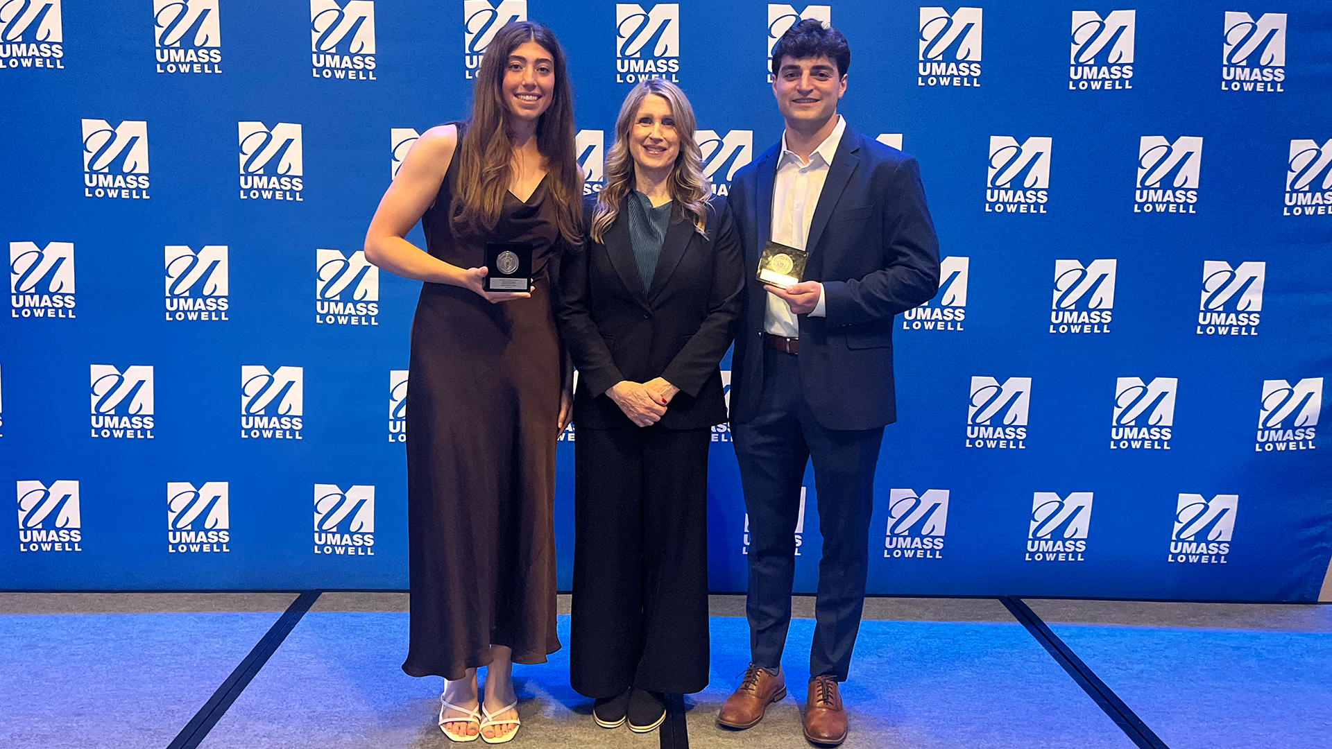 Audra Hansen and Jackson Rudo Award Photo