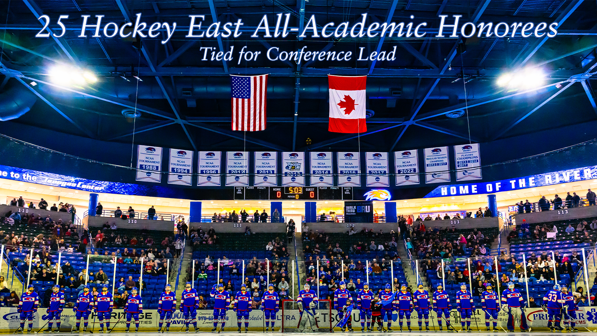 Hockey East All-Academic Graphic 2025-26