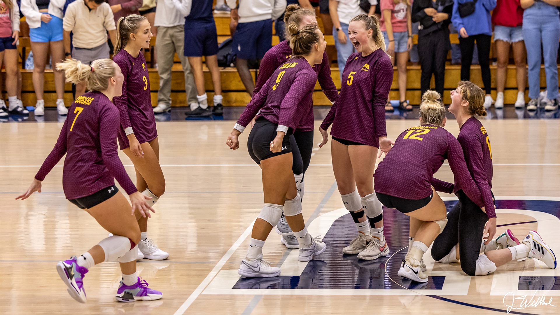 Volleyball Rolls to a Sweep of Martin Luther University of Minnesota