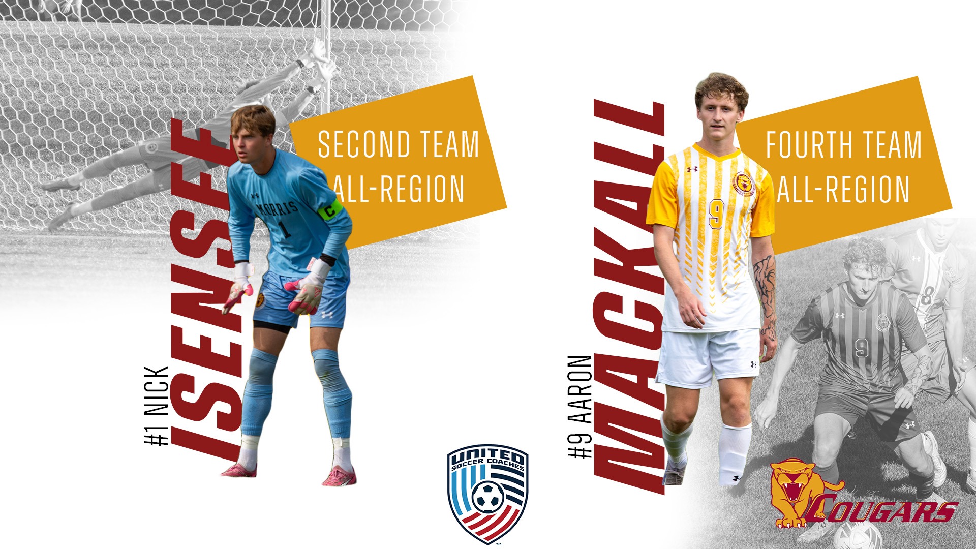 #1 Nick Isensee Second Team All-Region #9 Aaron Mackall Fourth Team All-Region