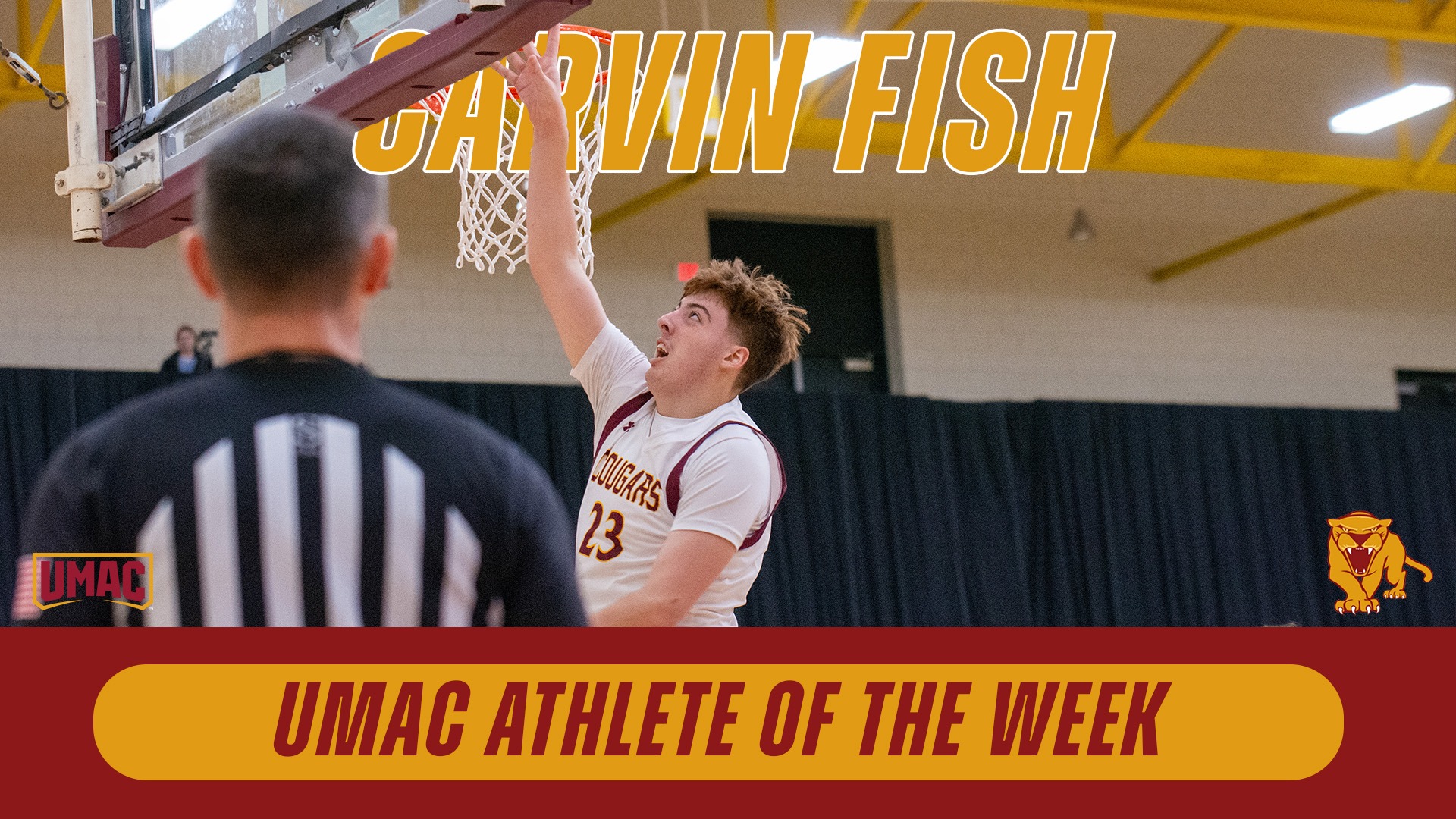 Carvin Fish UMAC Athlete of the Week