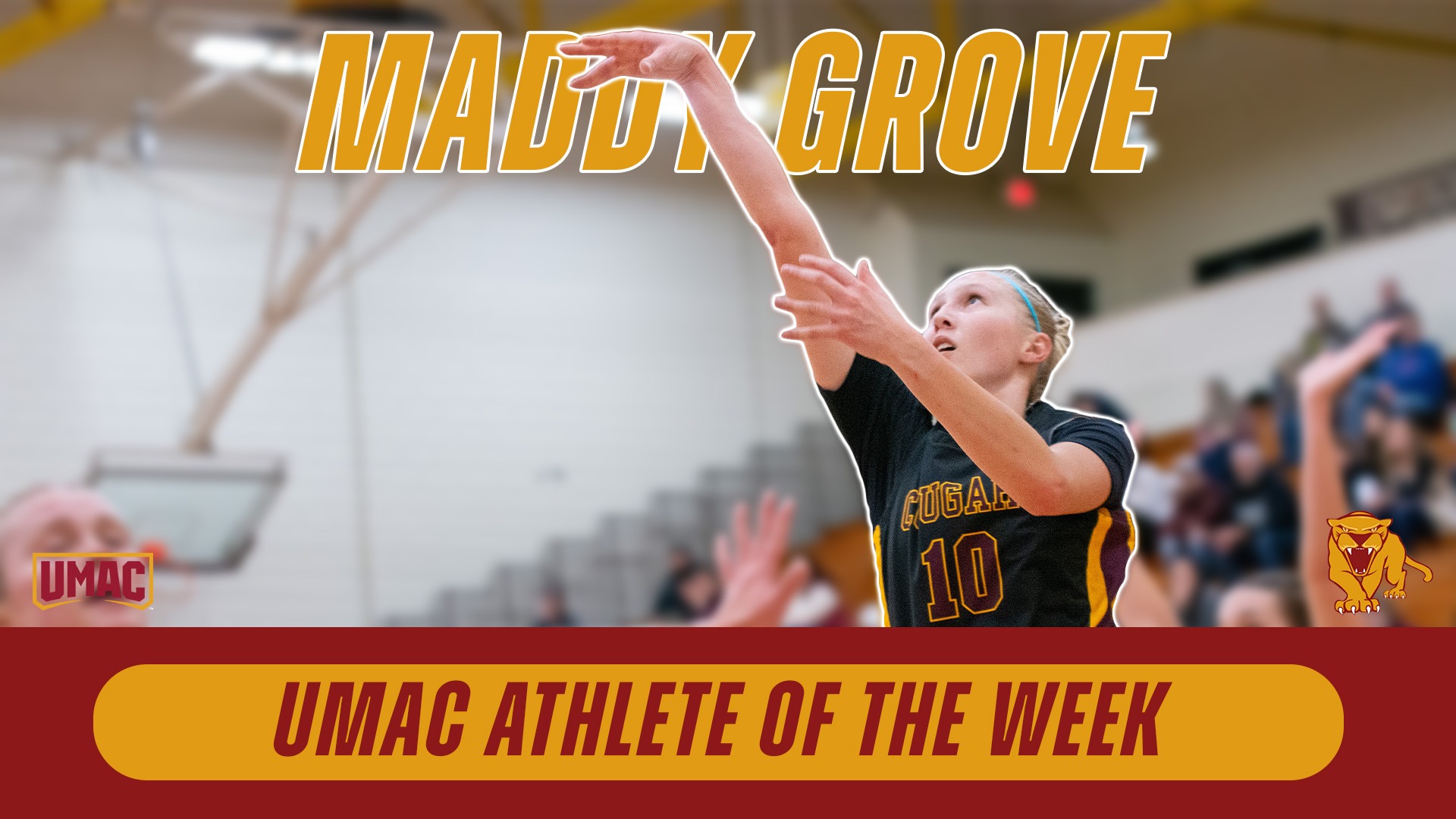 Maddy Grove UMAC Athlete of the Week