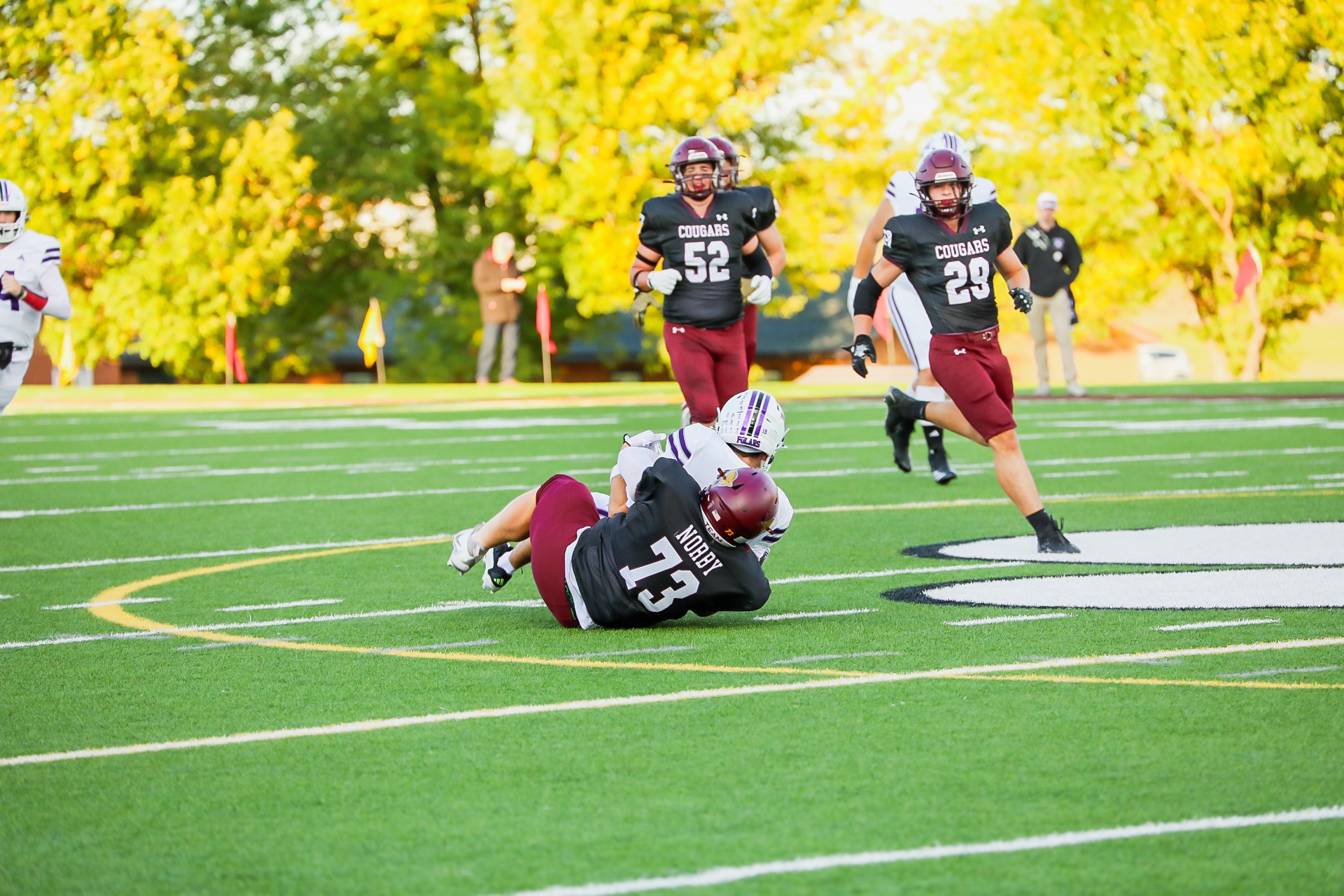 Norby - Action Shot - Football vs Crown
