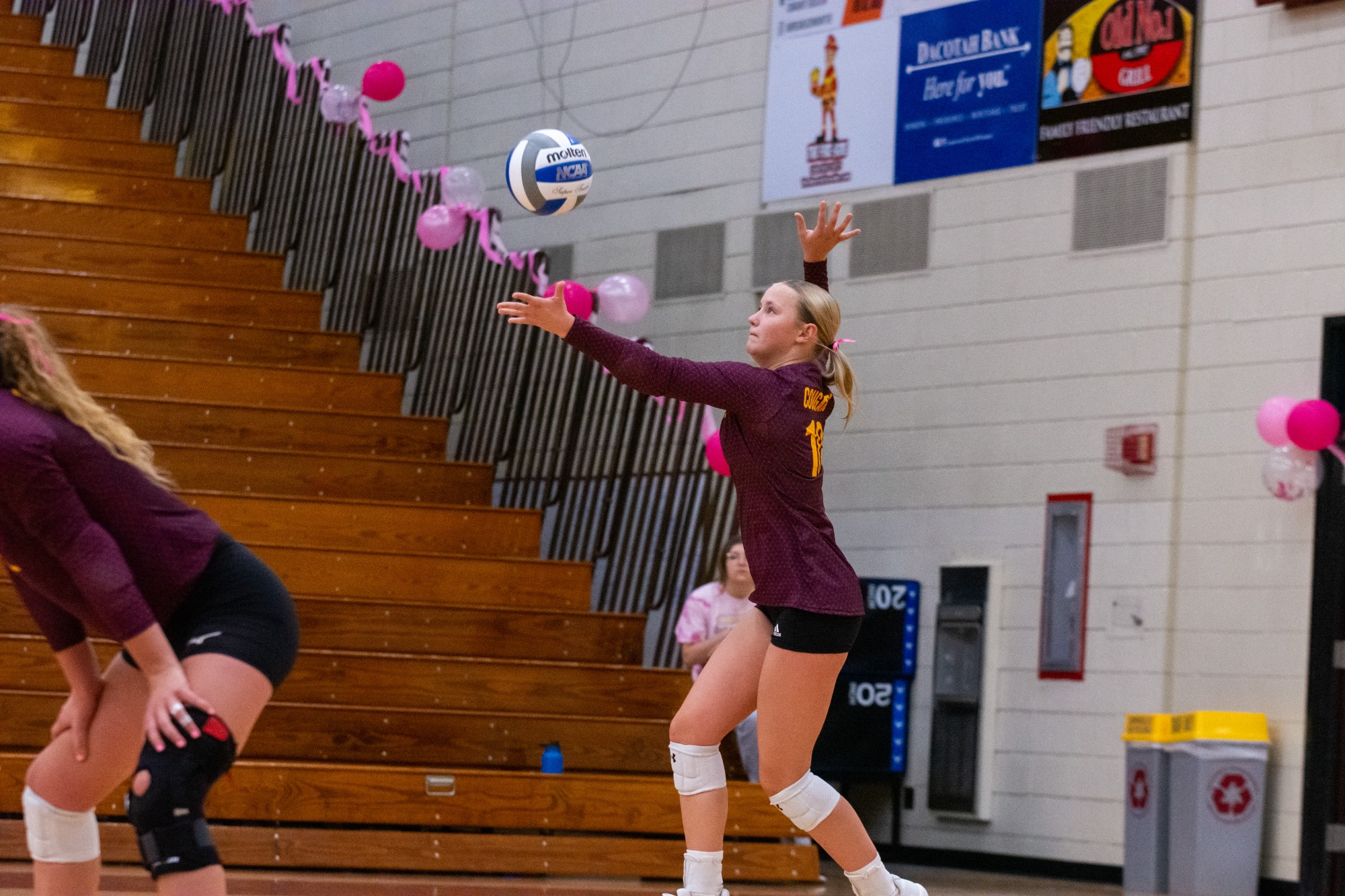 Fleming - Action Shot - Volleyball vs Crown