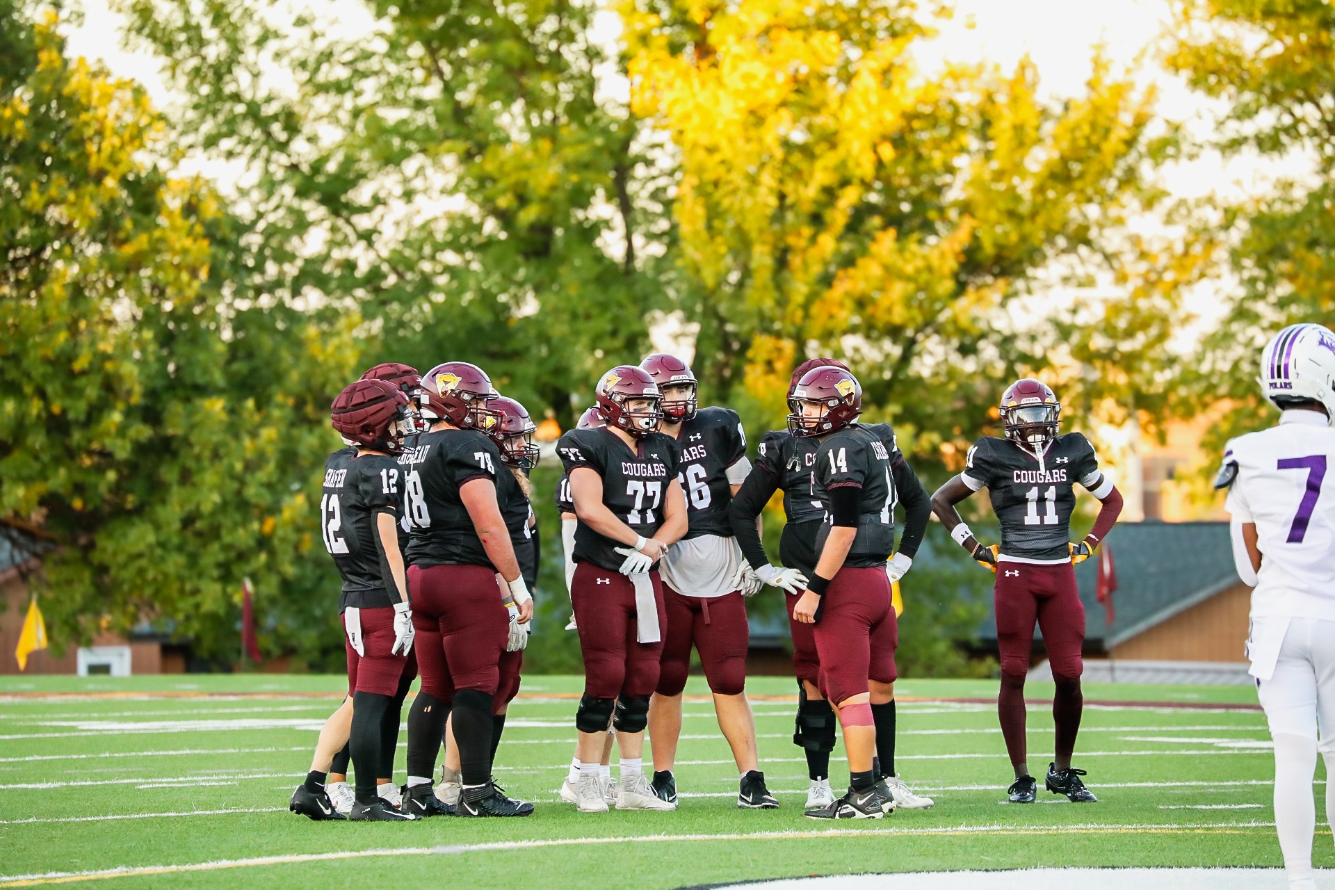 Offense - Action Shot - Football vs Crown