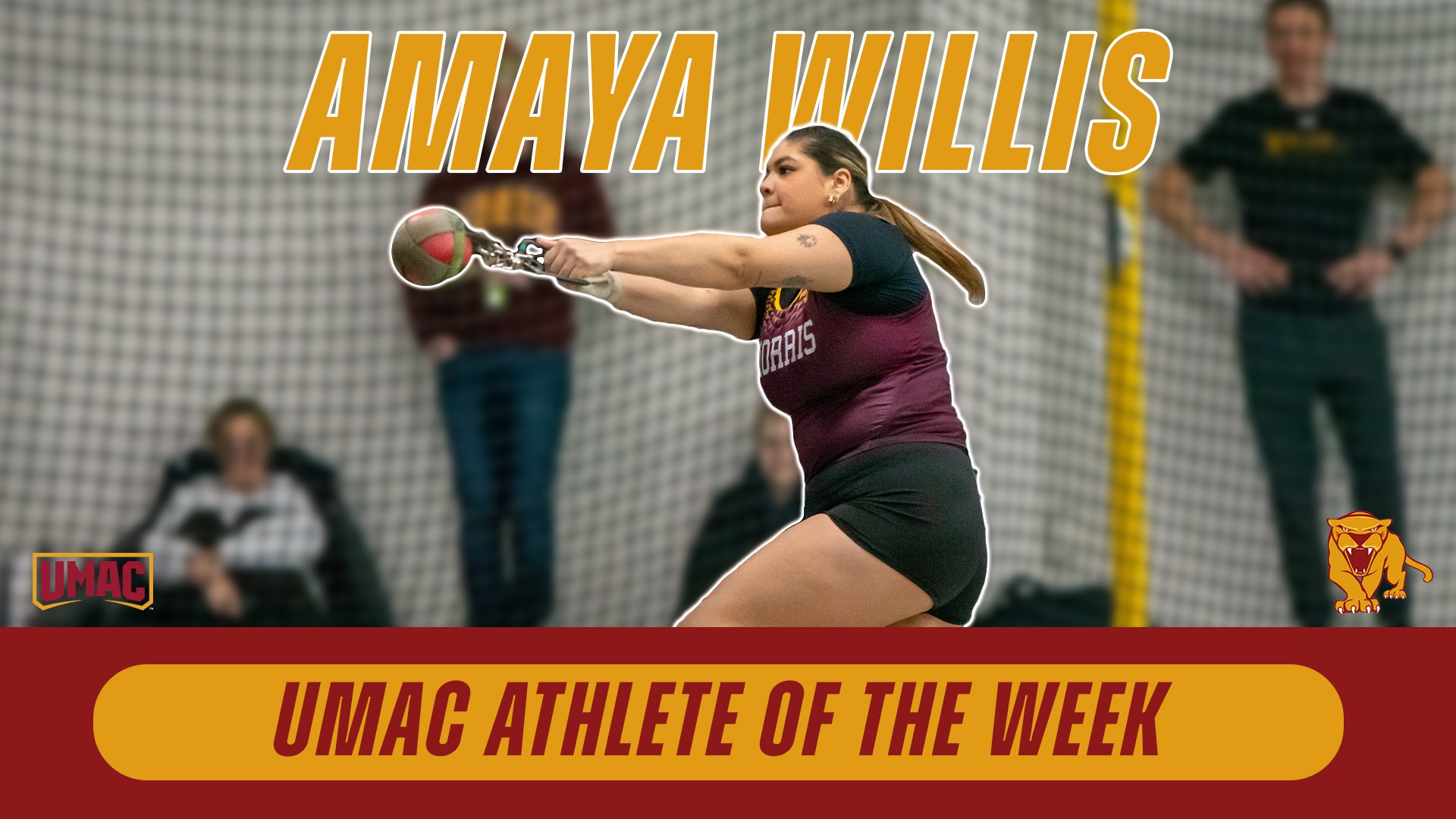 Amaya Willis UMAC Athlete of the Week