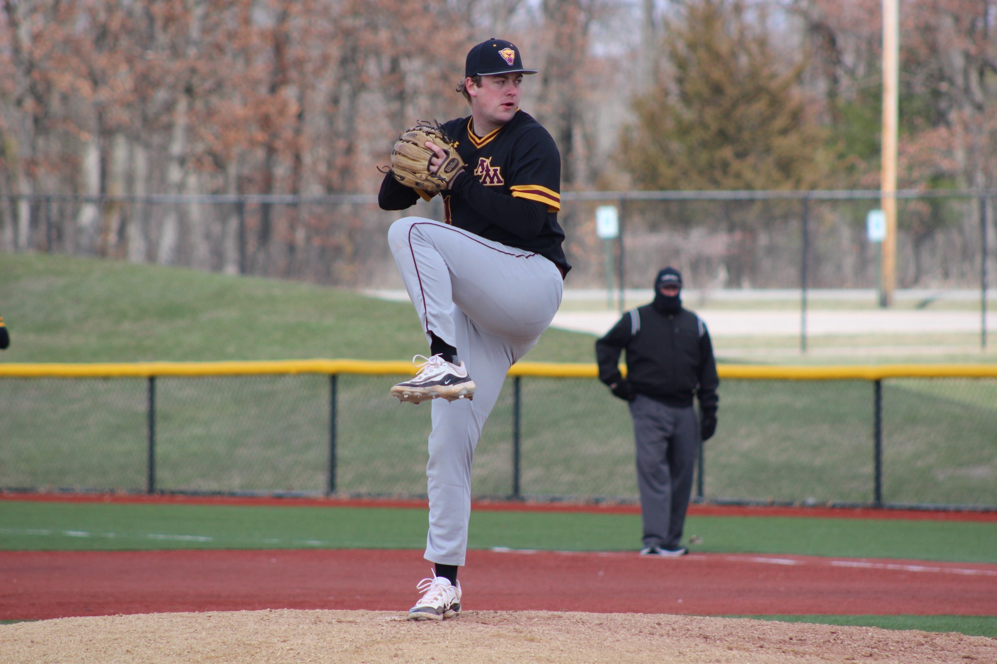 Ryan McGie Action shot Pitching 2024-25
