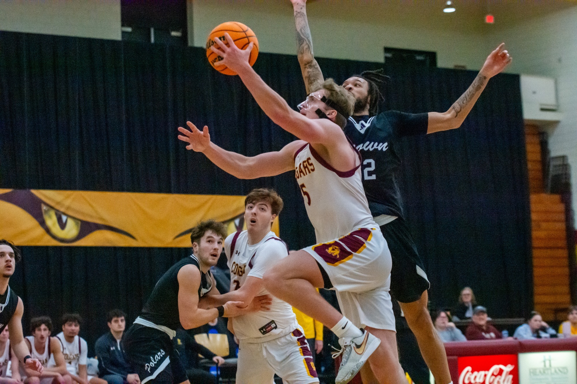 Pieper action shot Men's basketball vs Crown College UMAC Tournament Semifinals 2/25/2026