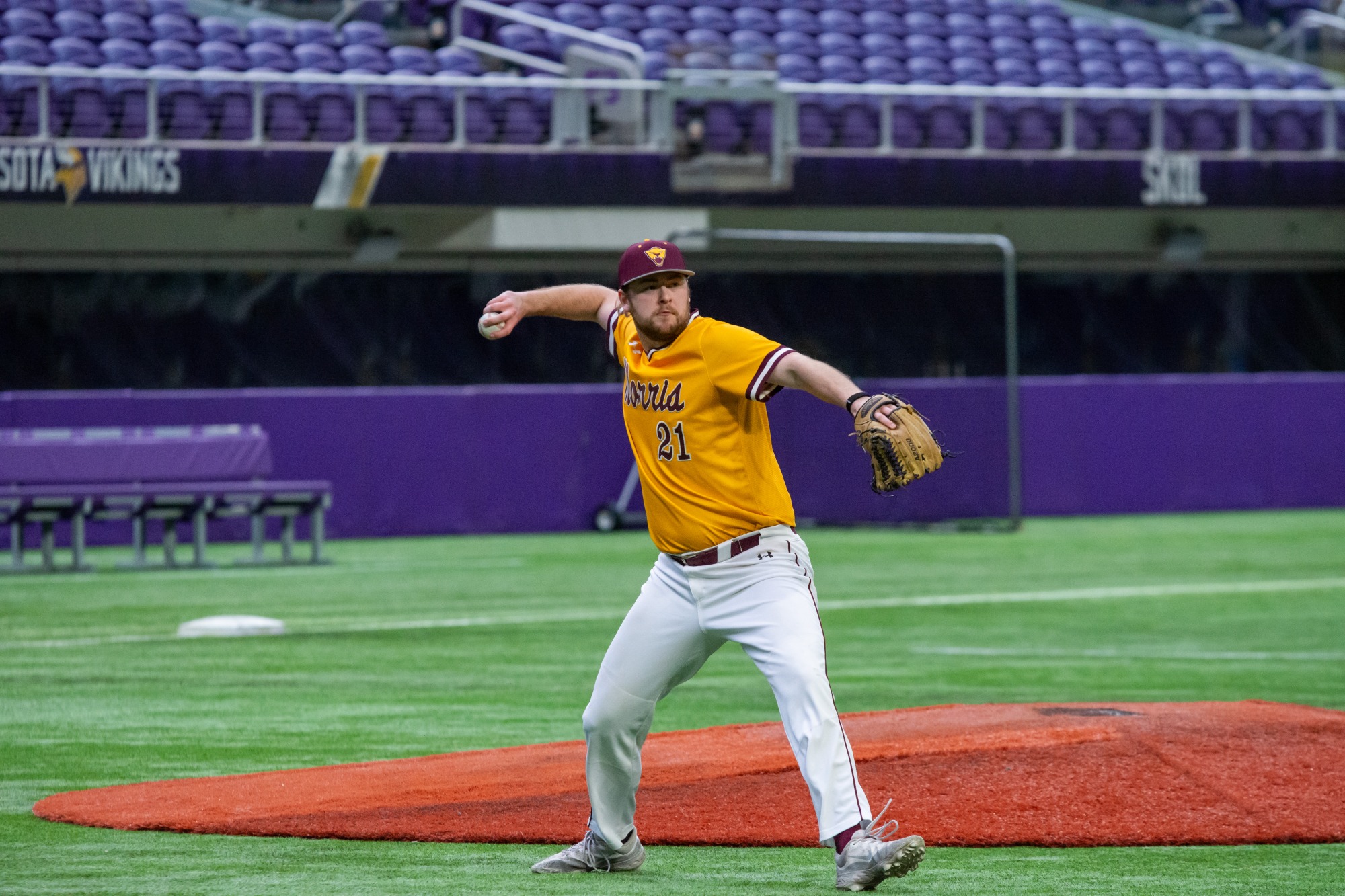 McGie - Action shot - Baseball vs Martin Luther 2/24/26
